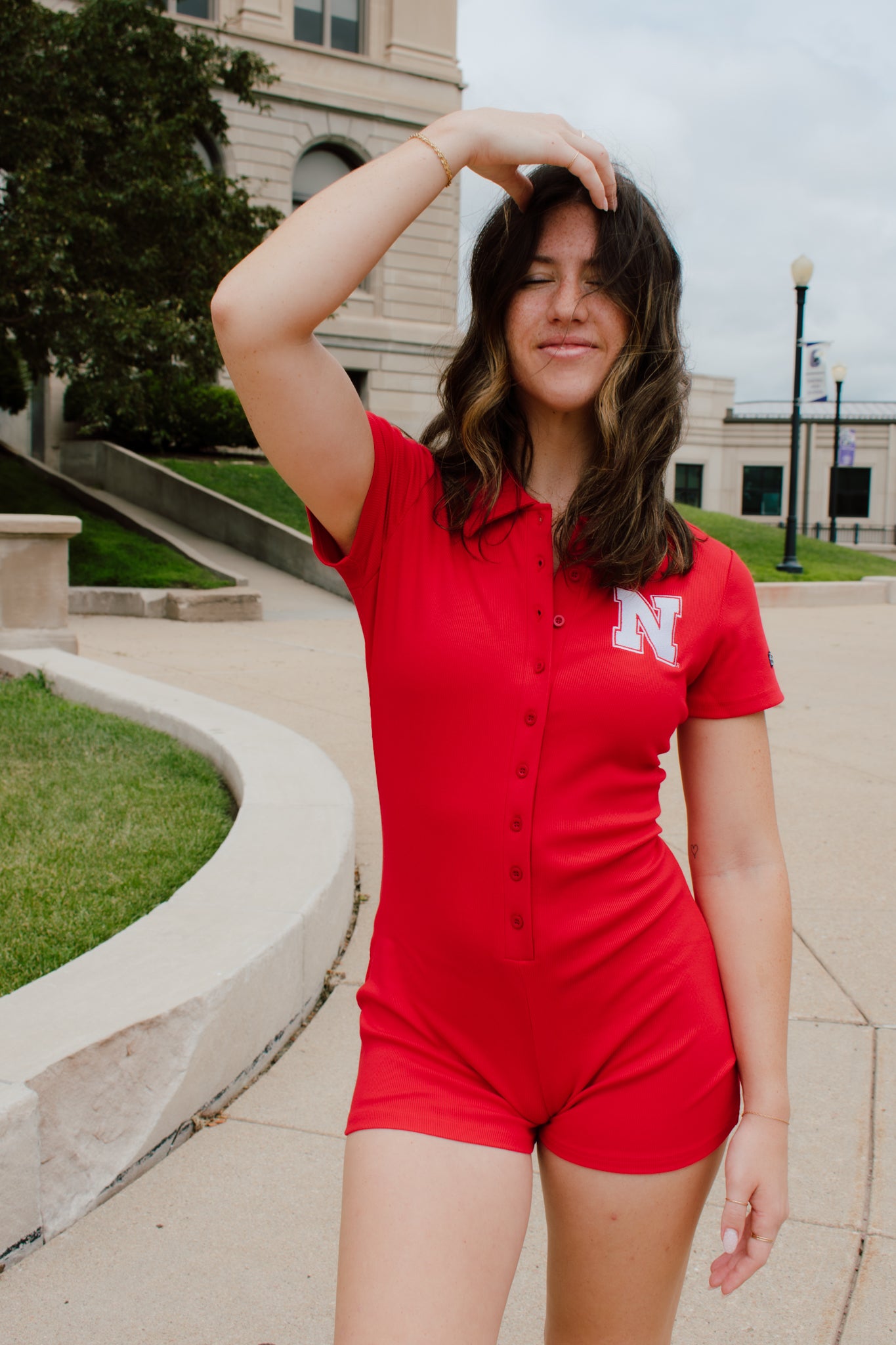 University of Nebraska Game Day Romper