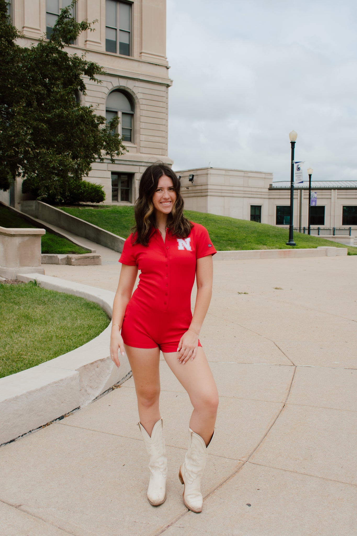 University of Nebraska Game Day Romper