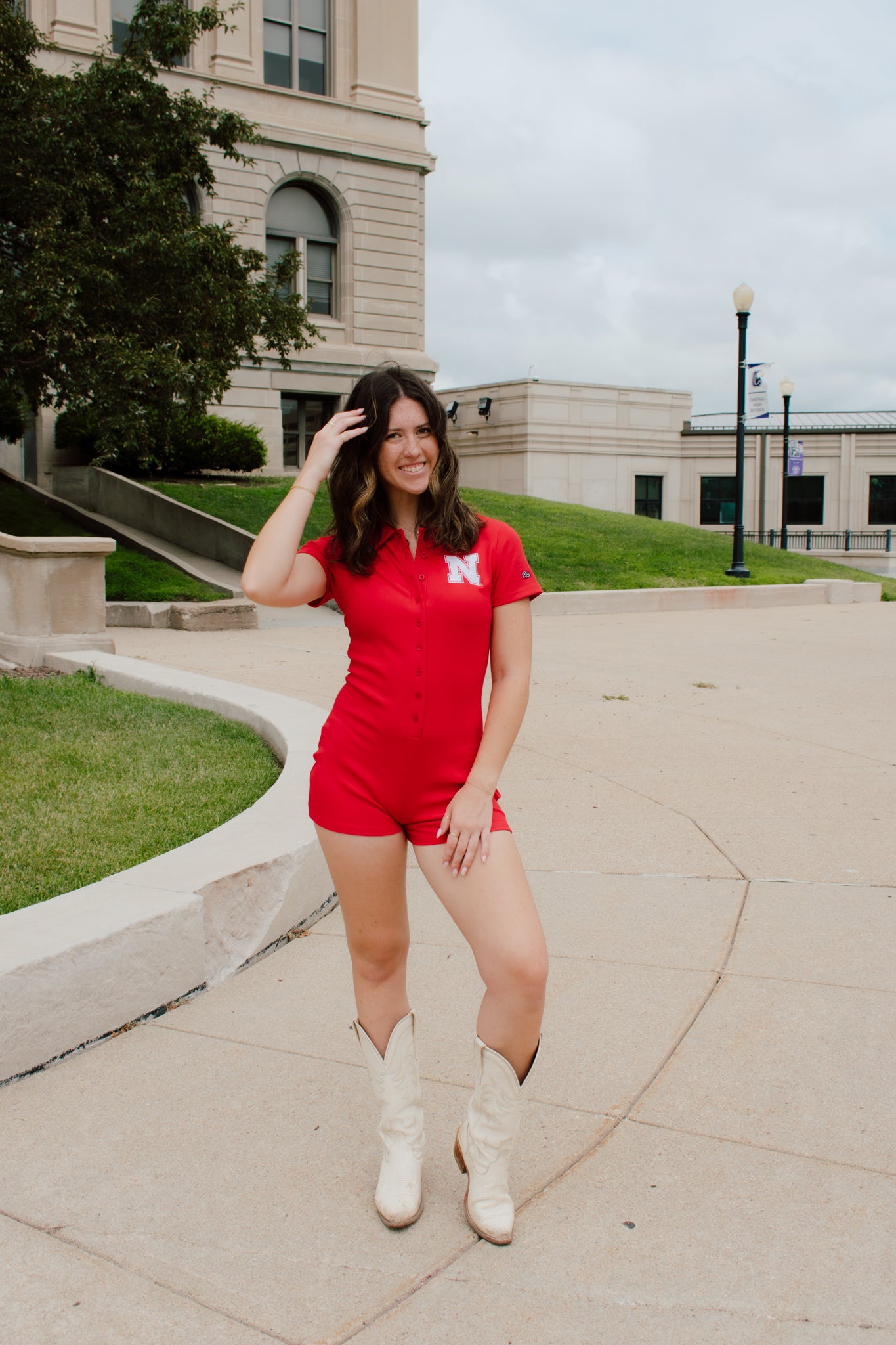University of Nebraska Game Day Romper