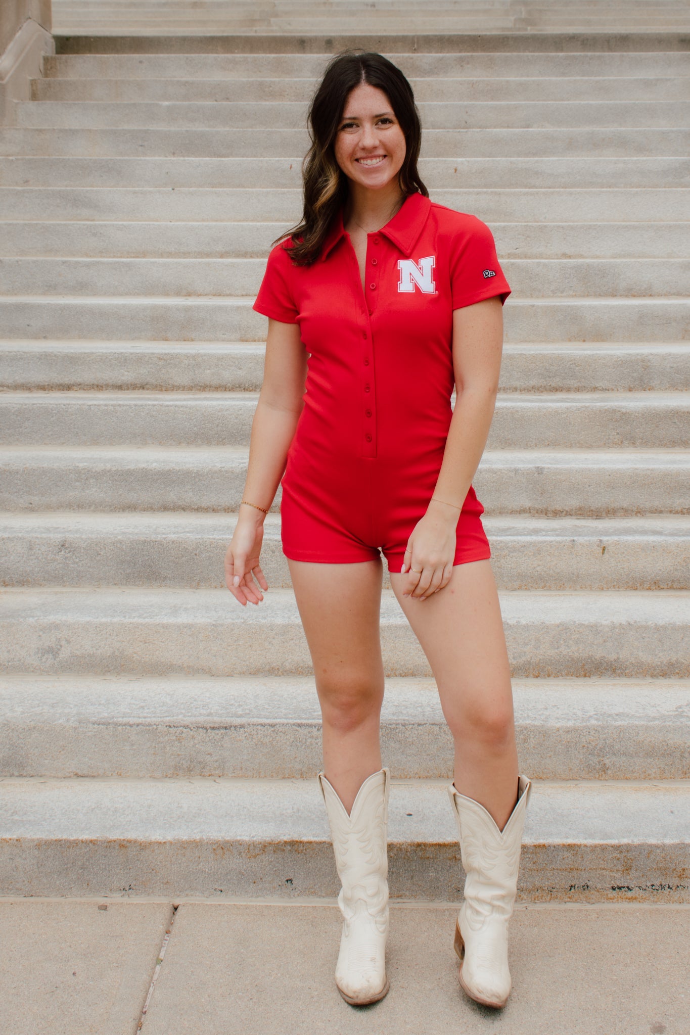 University of Nebraska Game Day Romper