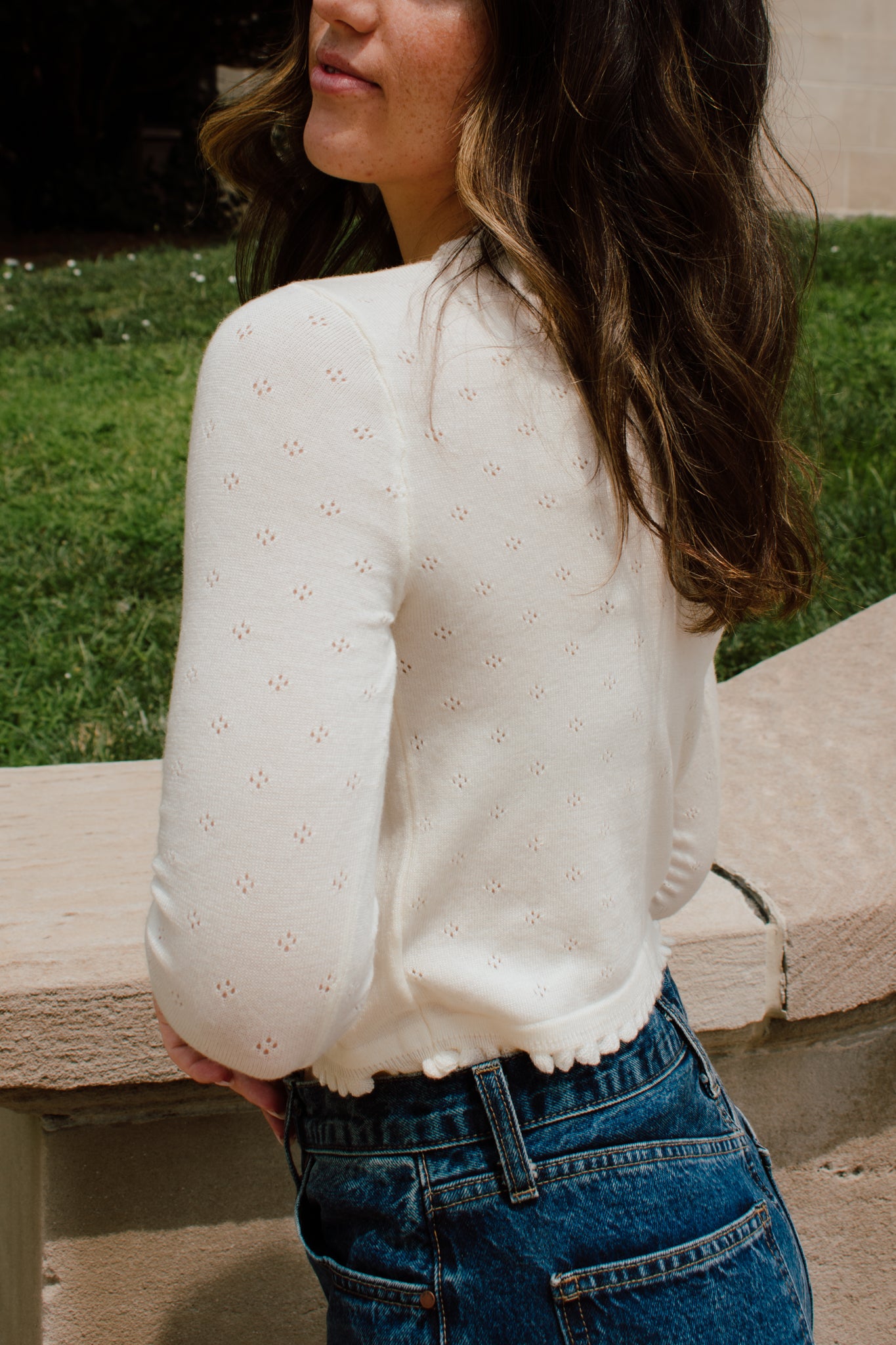 Sweet Pea Ruffle Cardigan