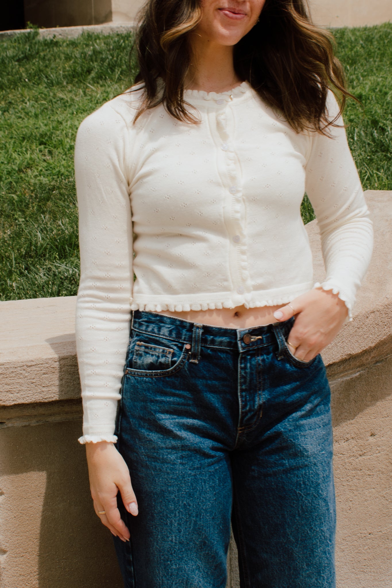 Sweet Pea Ruffle Cardigan