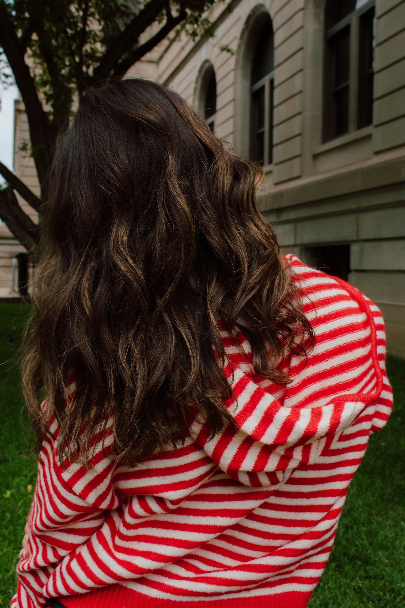 Live in Red Zip-up Sweater