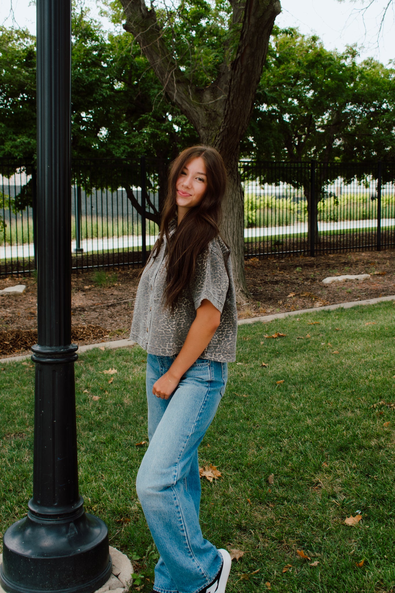 Blaze Button Down Top