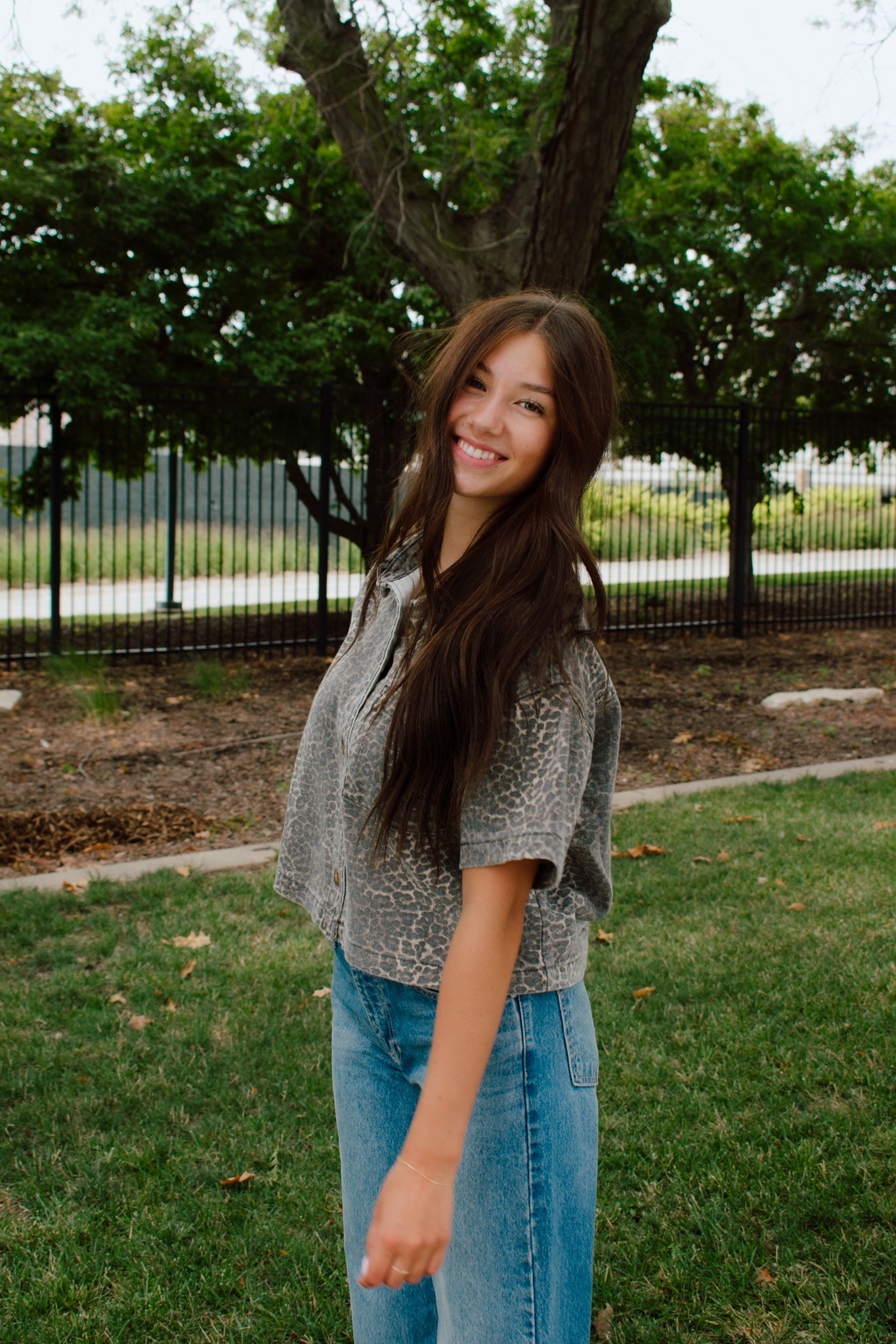 Blaze Button Down Top