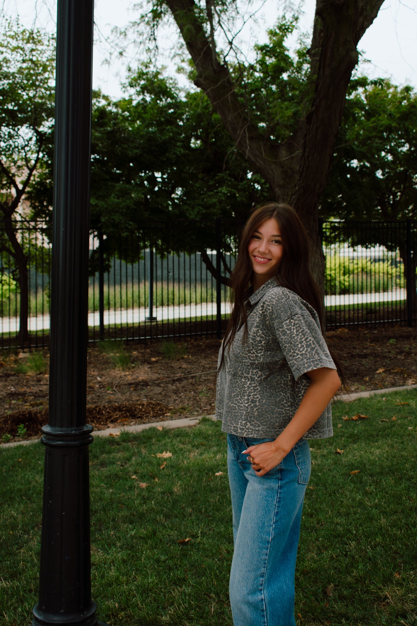 Blaze Button Down Top