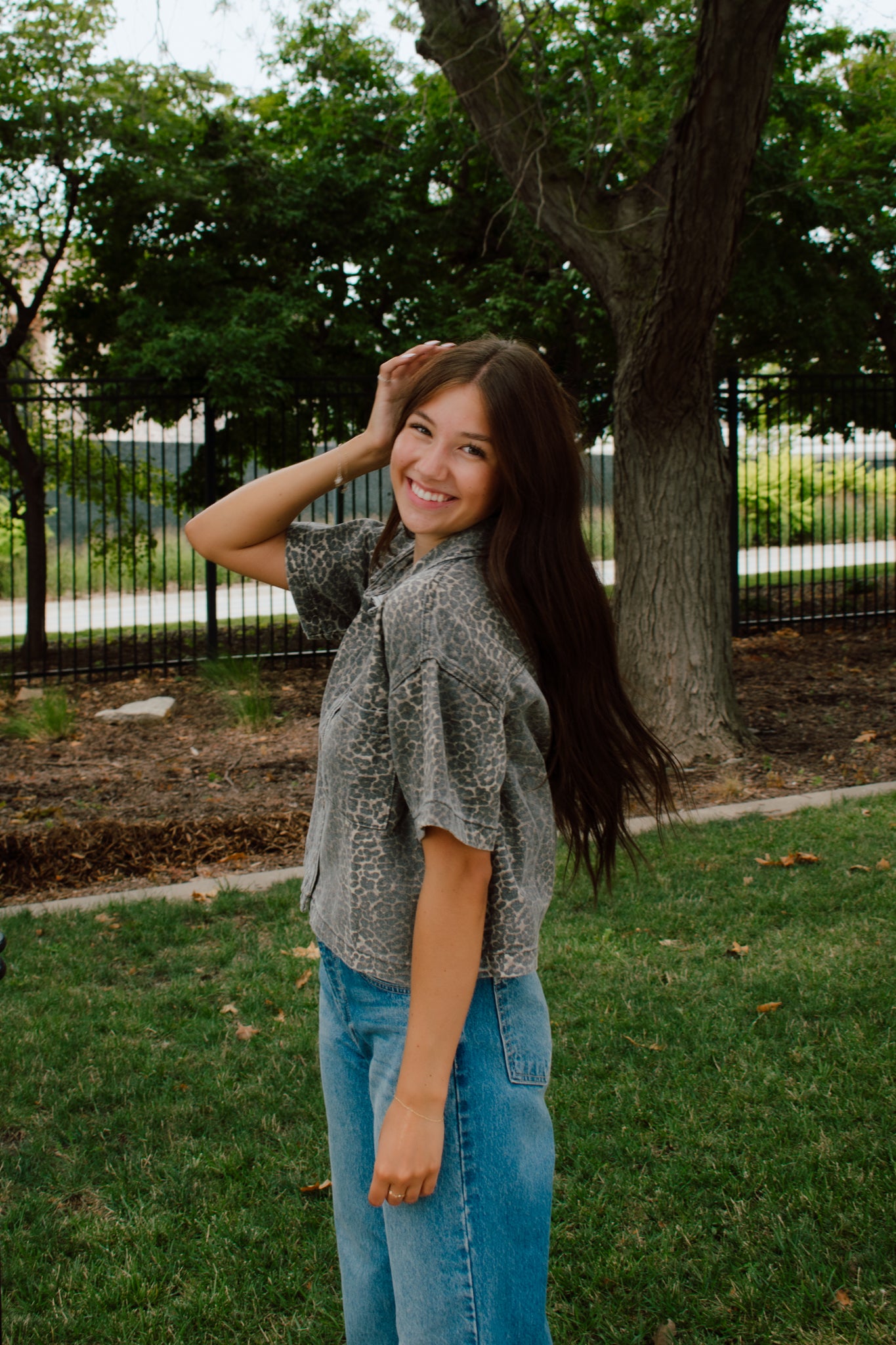 Blaze Button Down Top