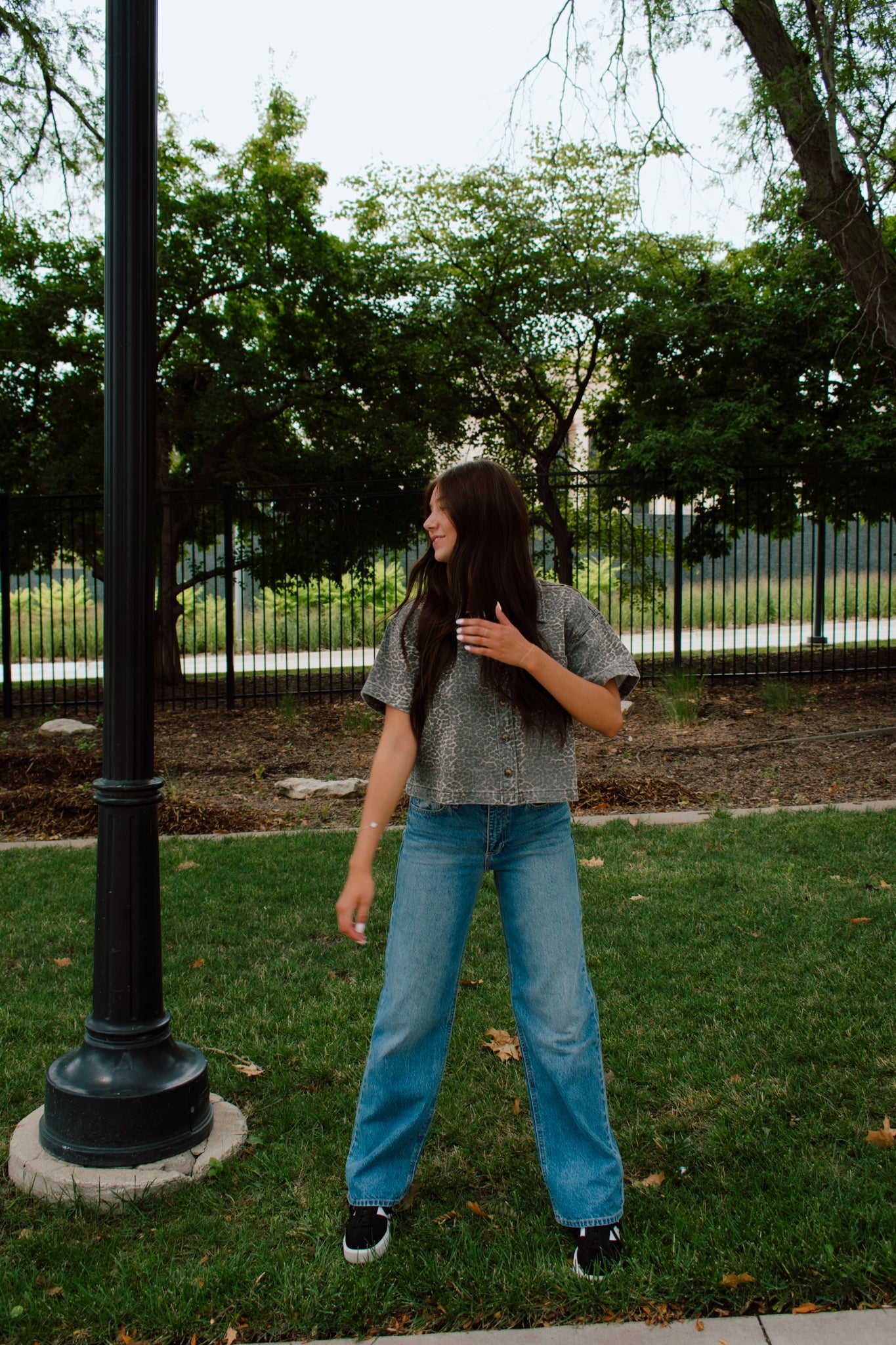 Blaze Button Down Top