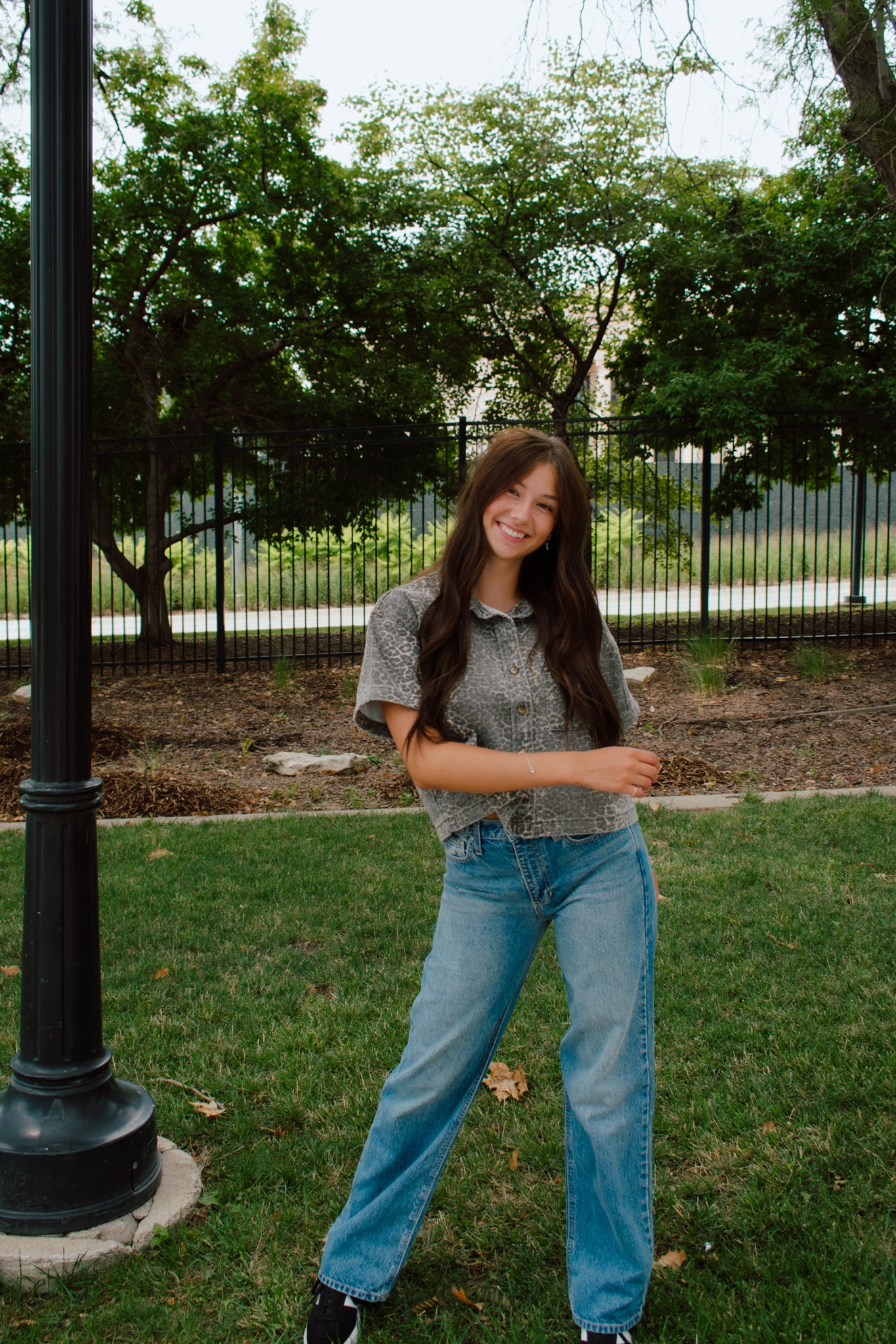 Blaze Button Down Top