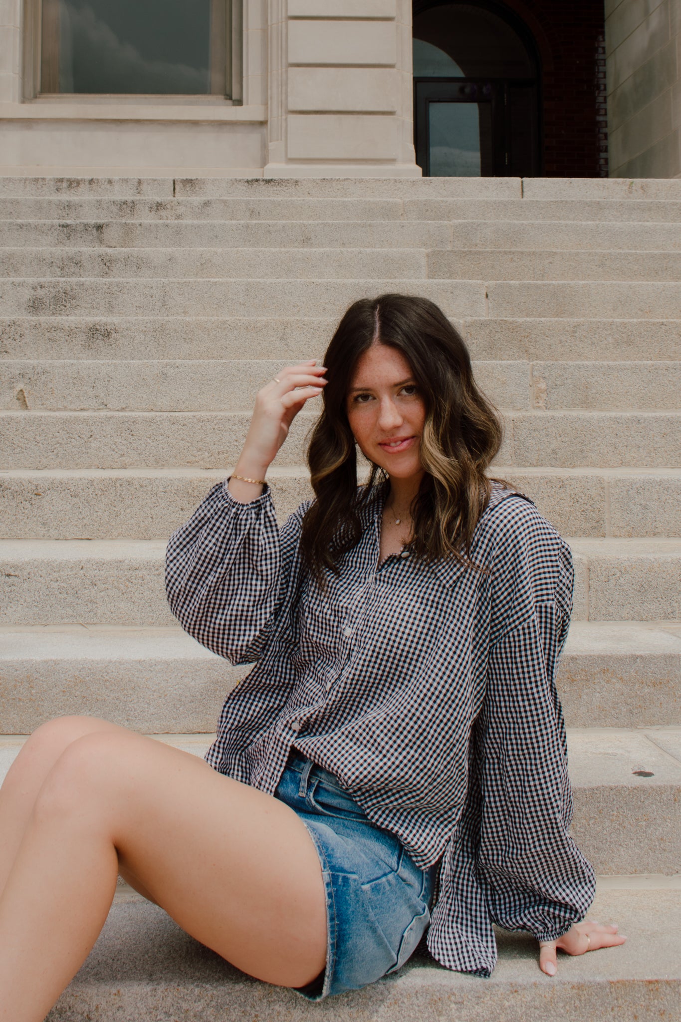 Talk of the Town Gingham Top
