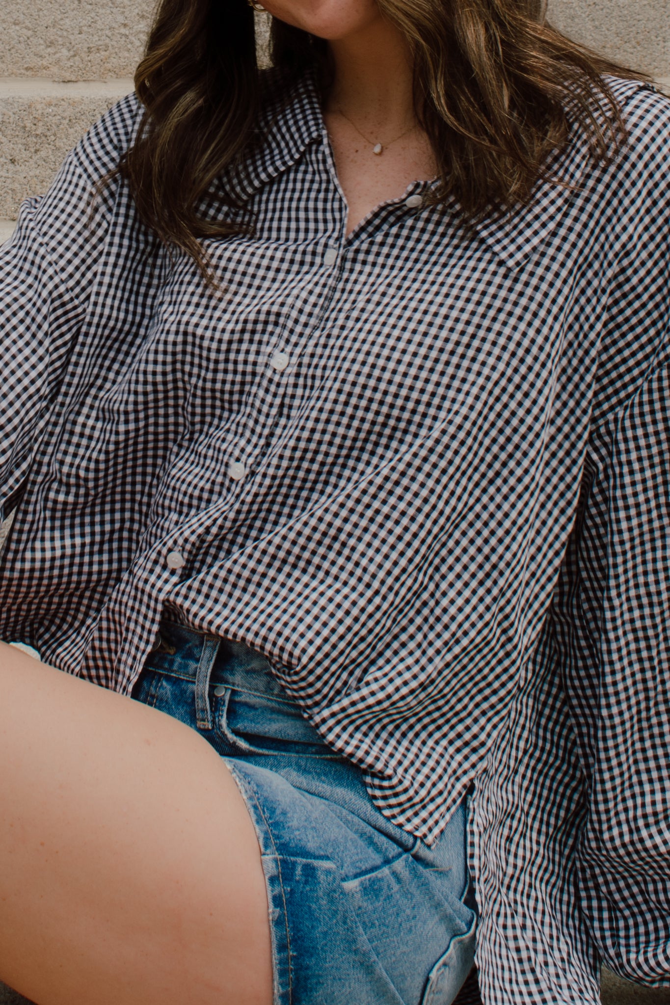 Talk of the Town Gingham Top