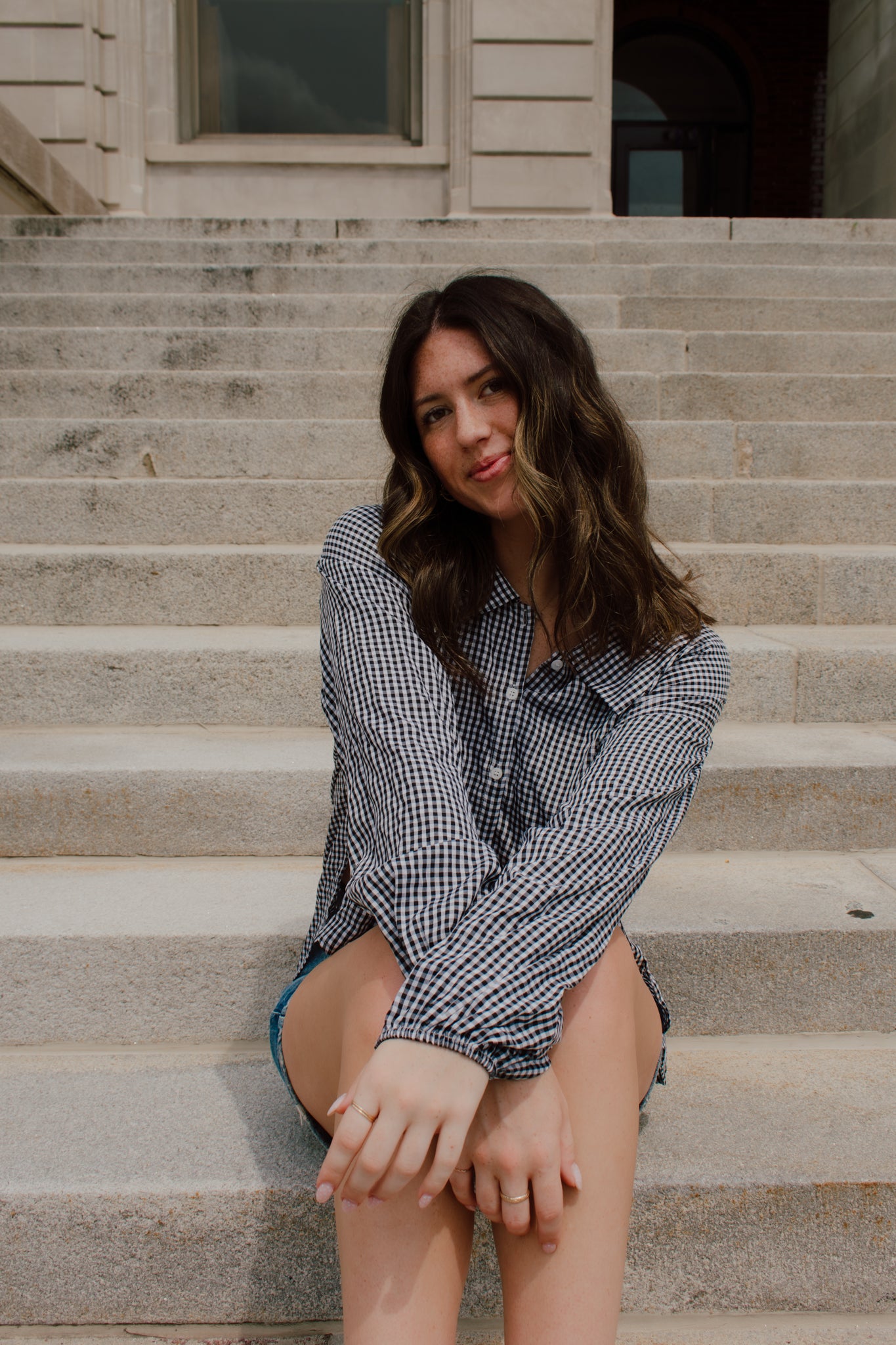 Talk of the Town Gingham Top