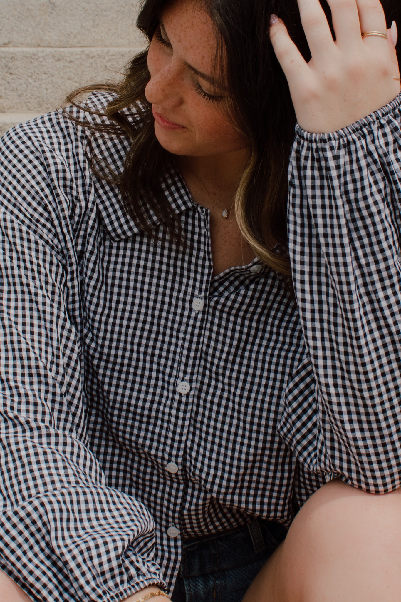 Talk of the Town Gingham Top