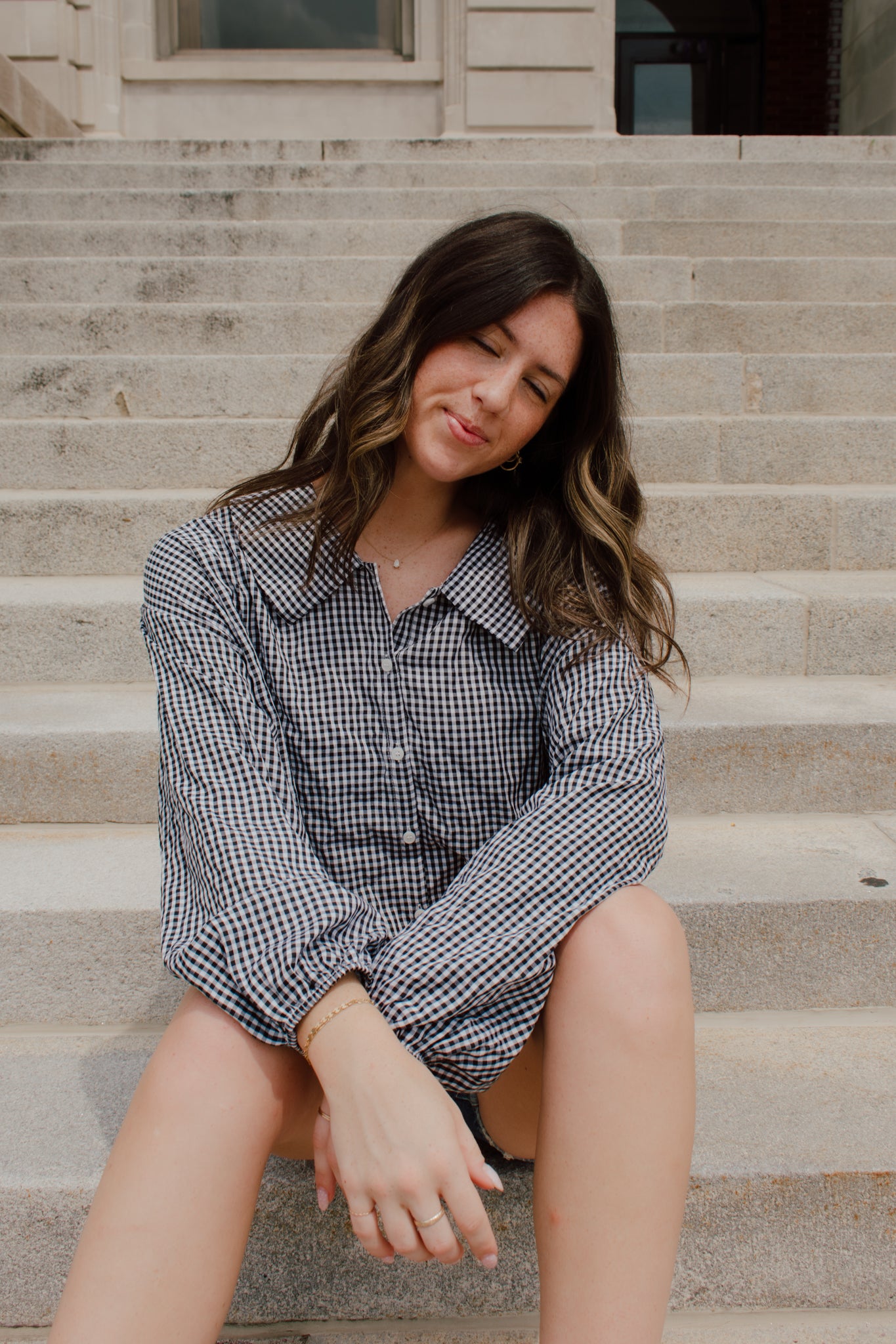 Talk of the Town Gingham Top