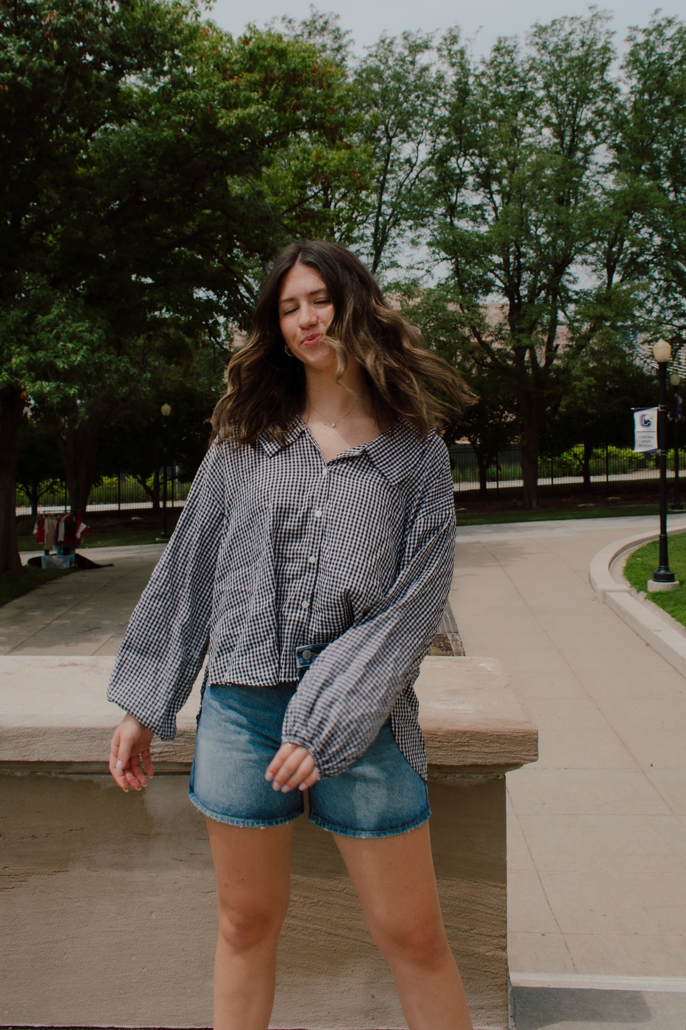 Talk of the Town Gingham Top
