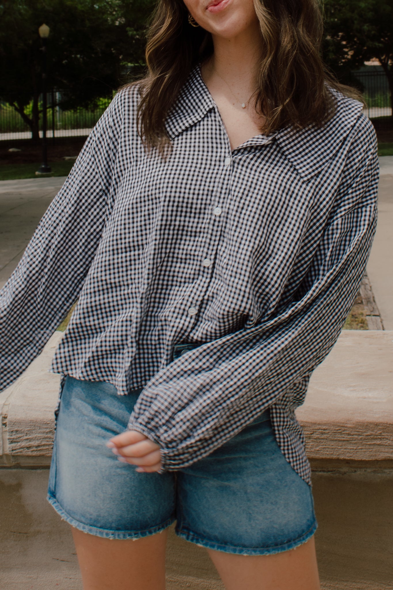Talk of the Town Gingham Top