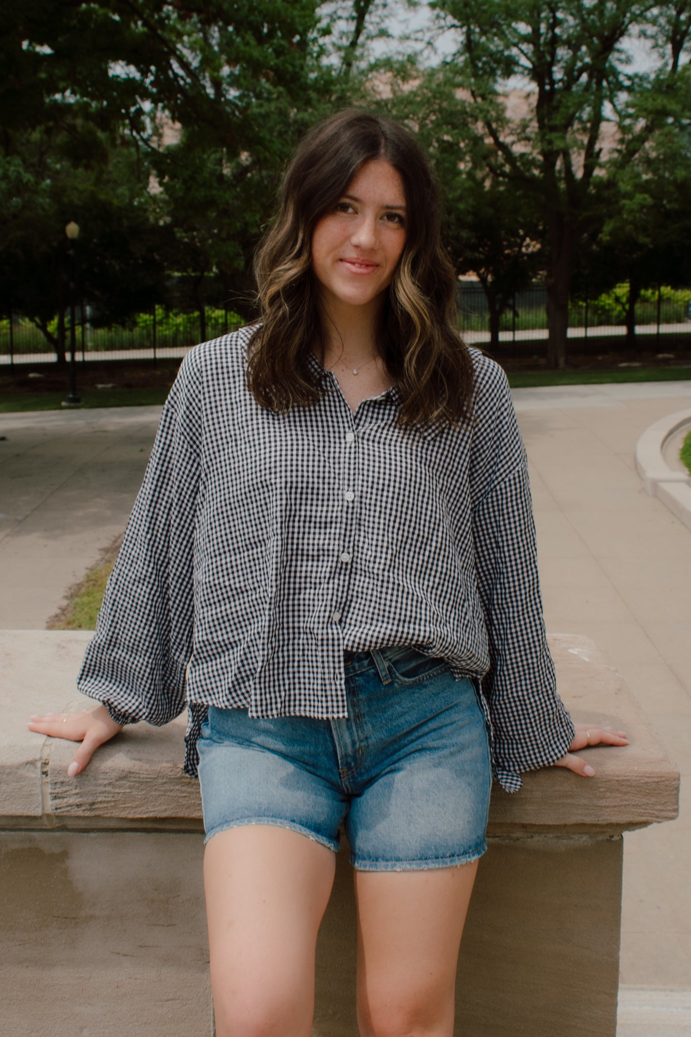 Talk of the Town Gingham Top