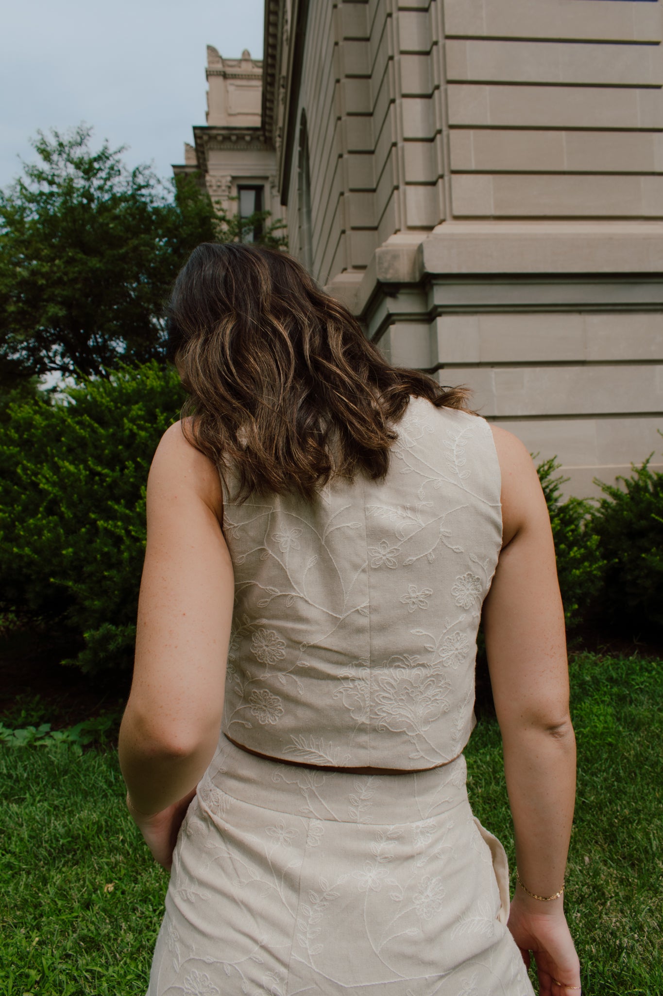 Simple Times Linen Vest