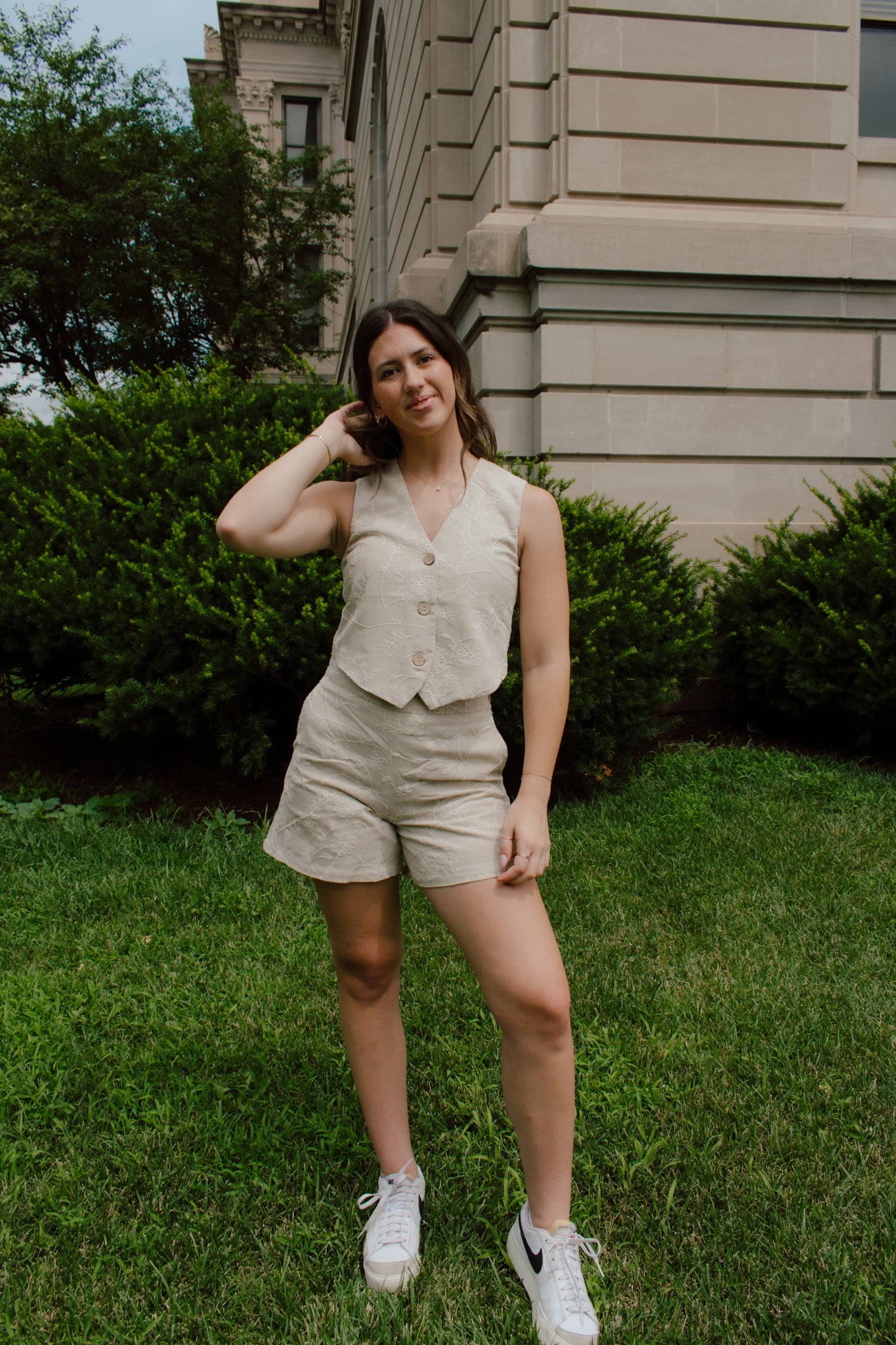 Simple Times Linen Vest