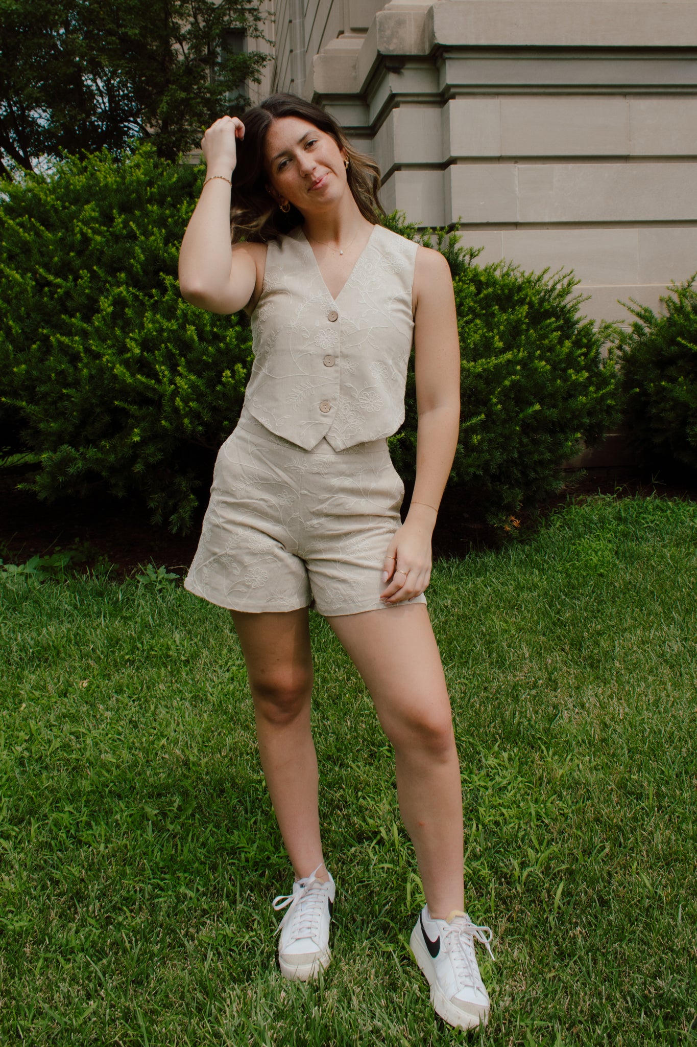 Simple Times Linen Vest