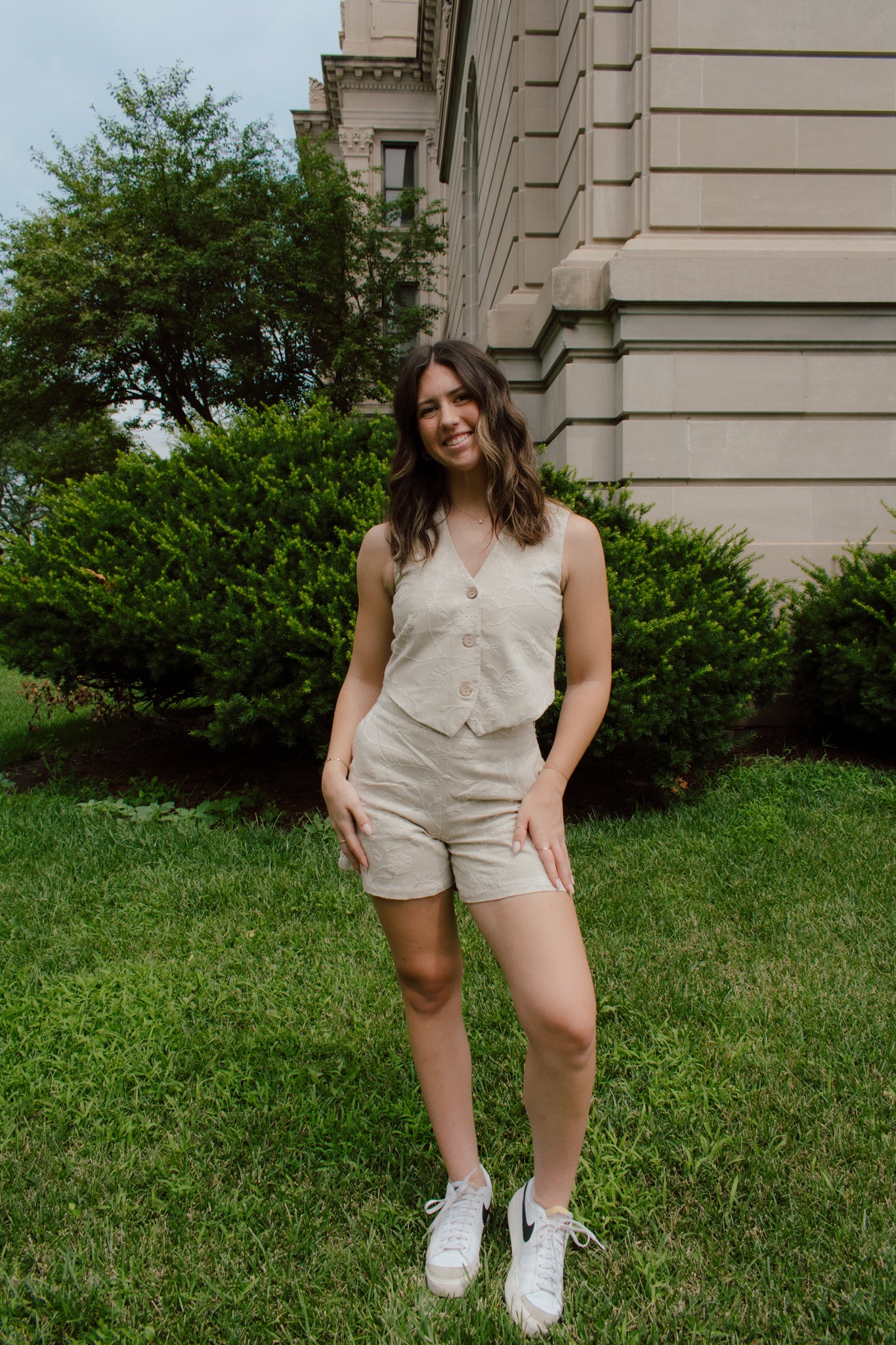 Simple Times Linen Vest