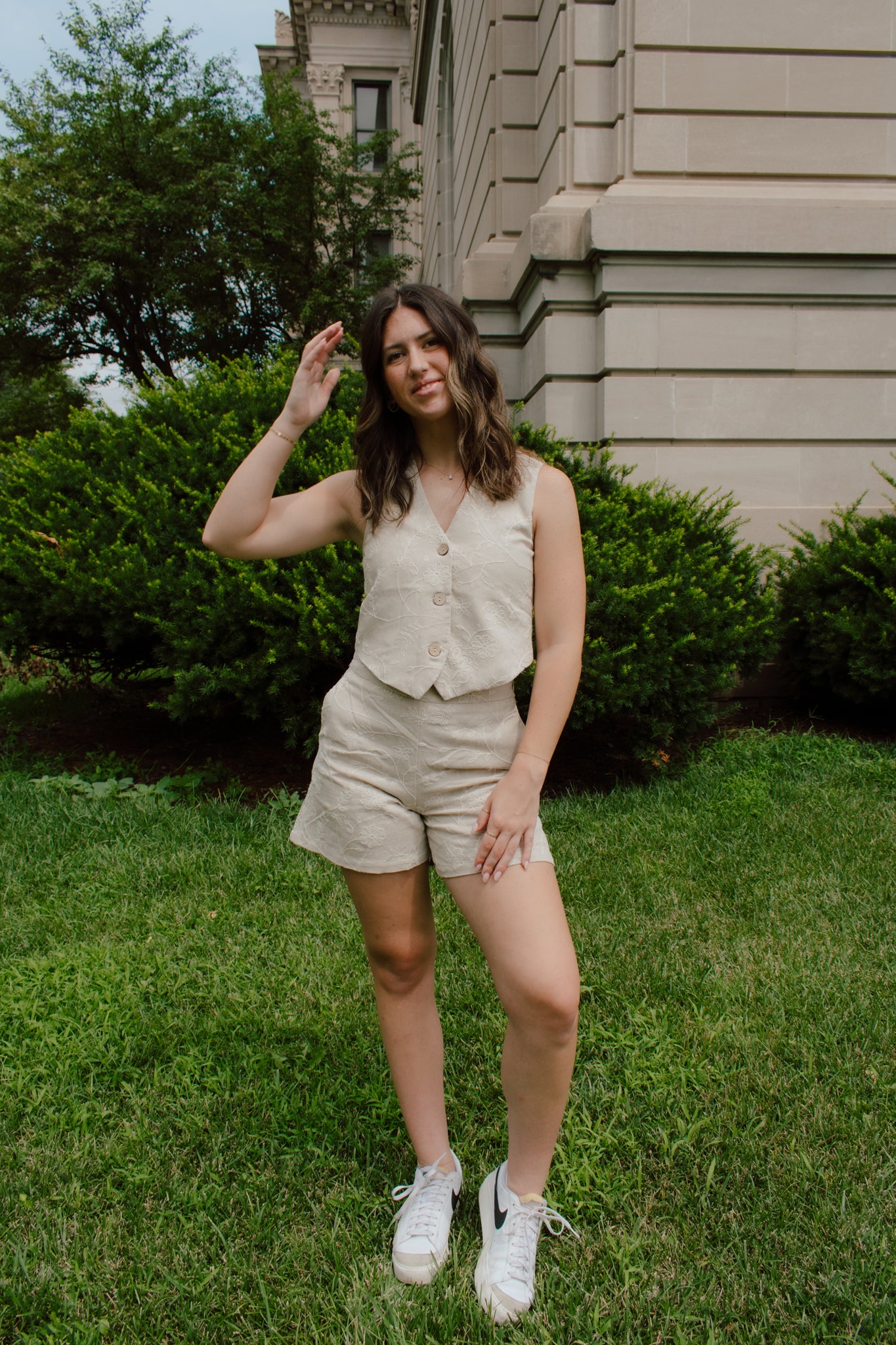 Simple Times Linen Vest