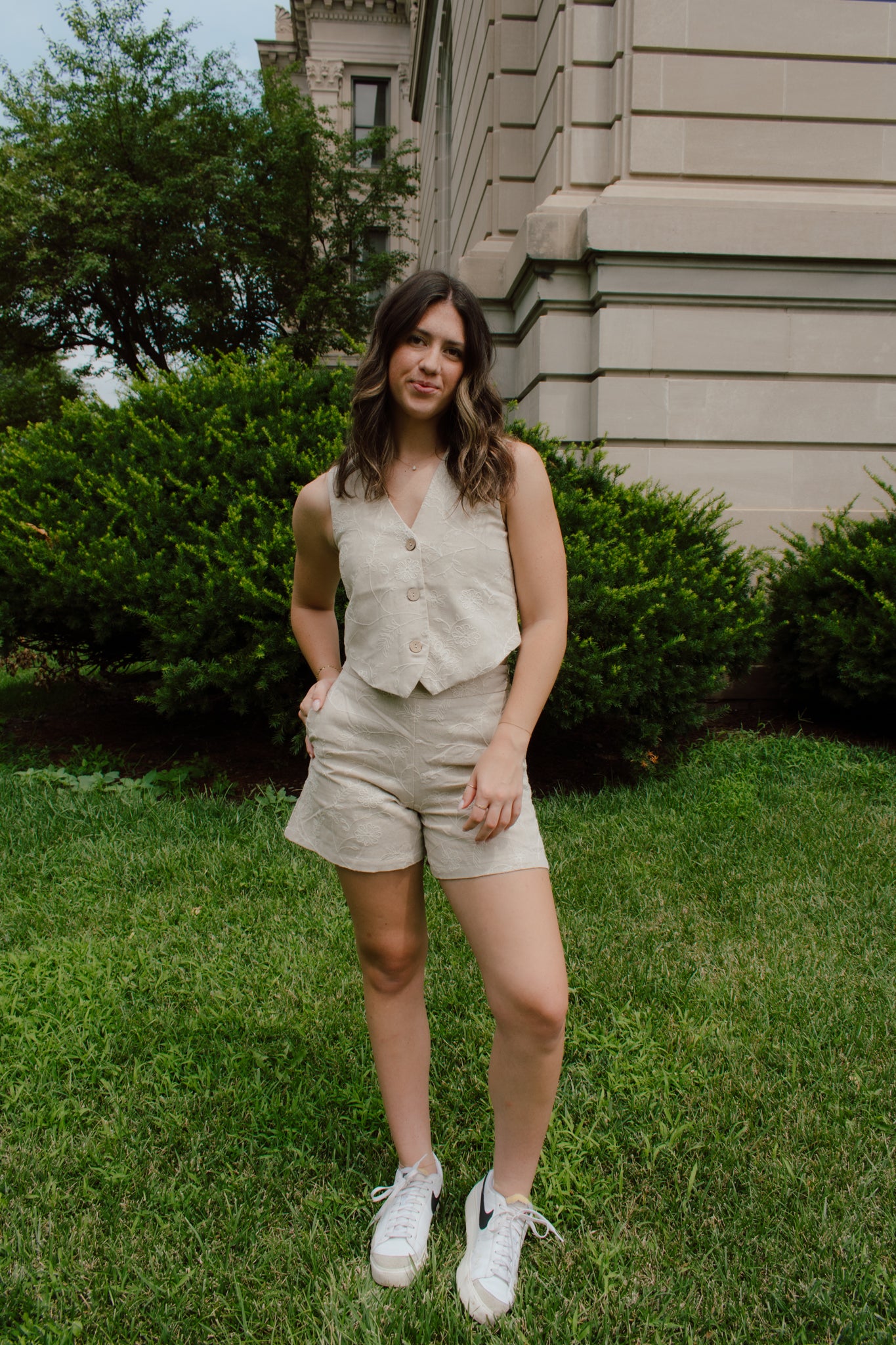 Simple Times Linen Vest