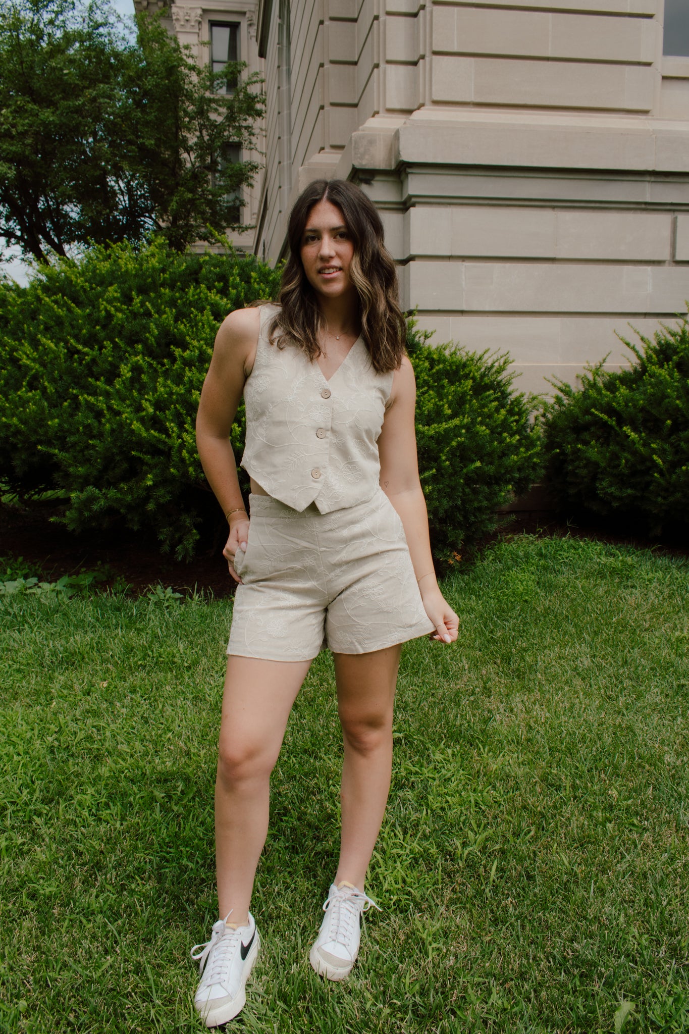 Simple Times Linen Vest