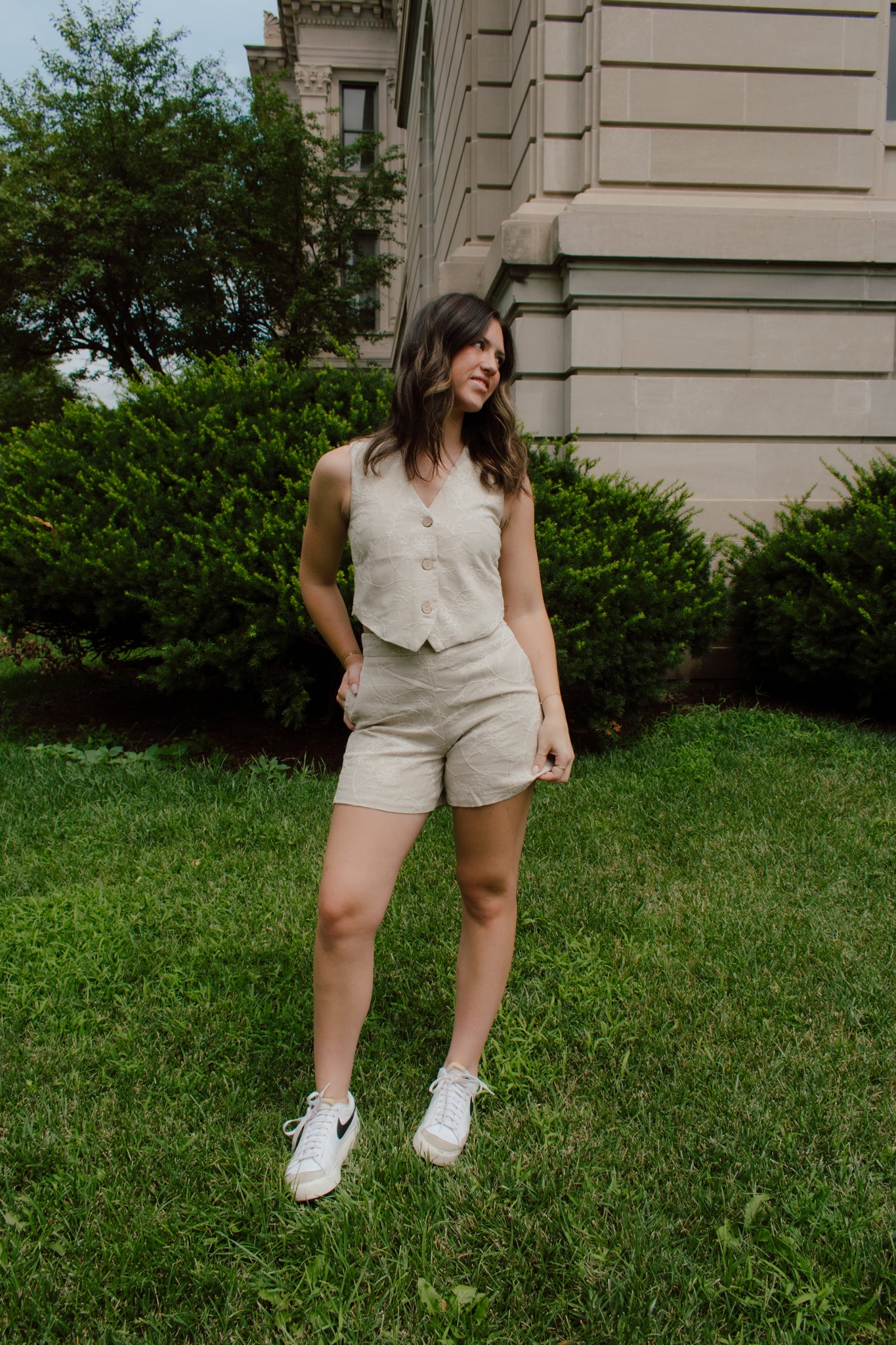Simple Times Linen Vest
