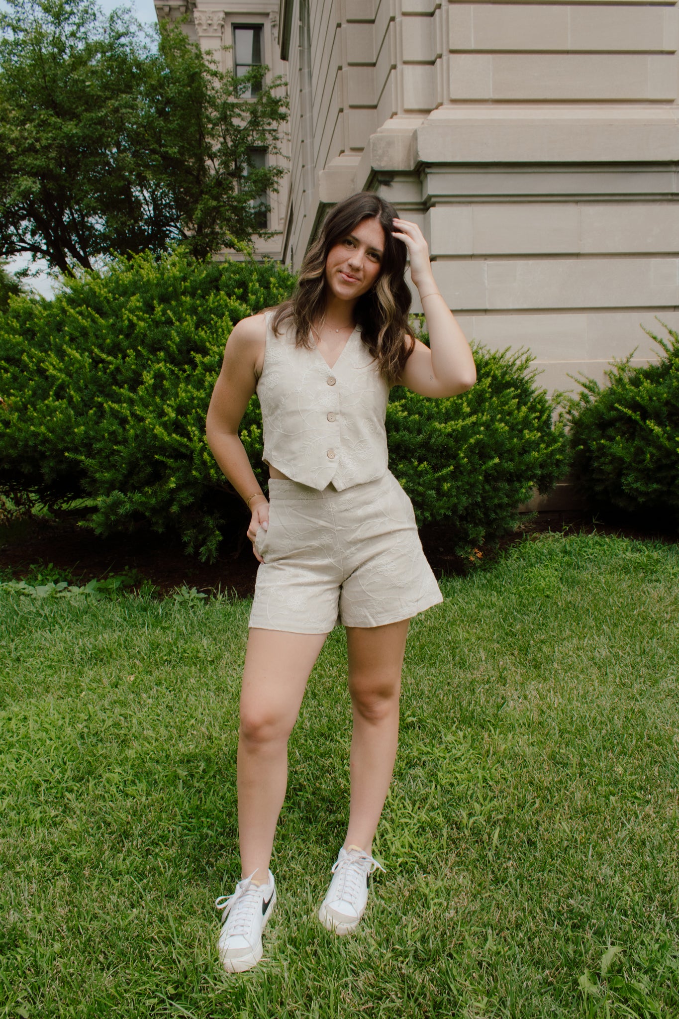 Simple Times Linen Vest