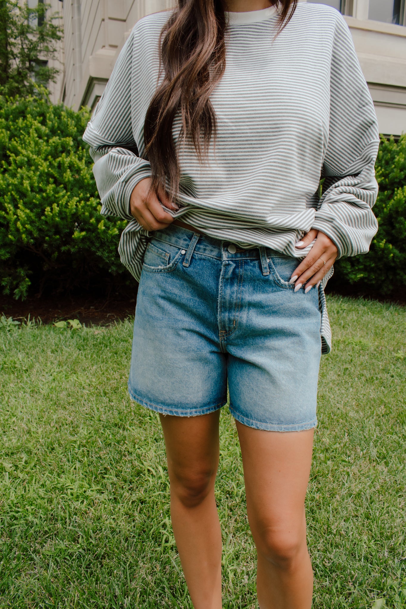 Vintage High Rise Jean Shorts