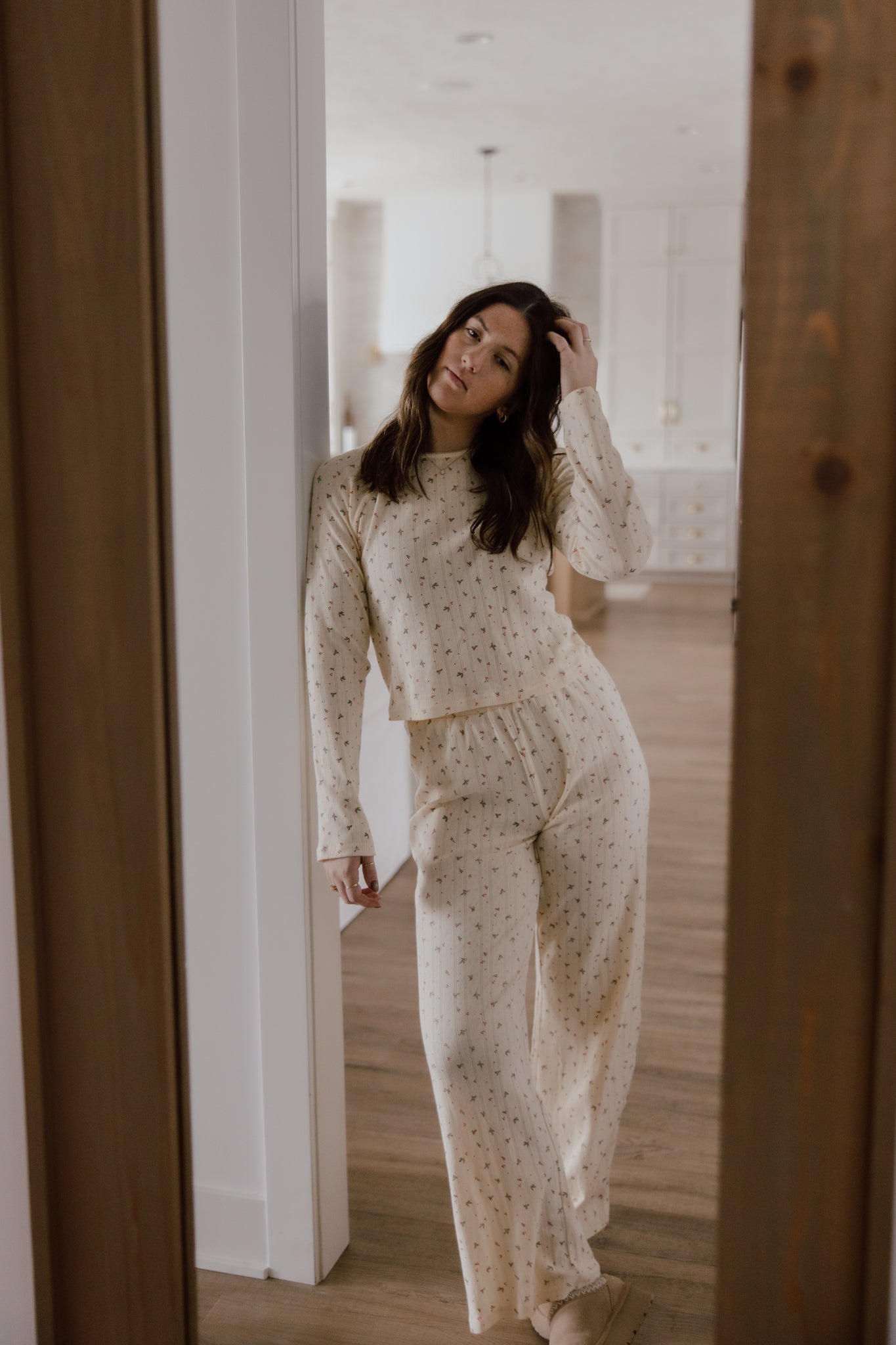 Kris Pointelle Long Sleeve Top