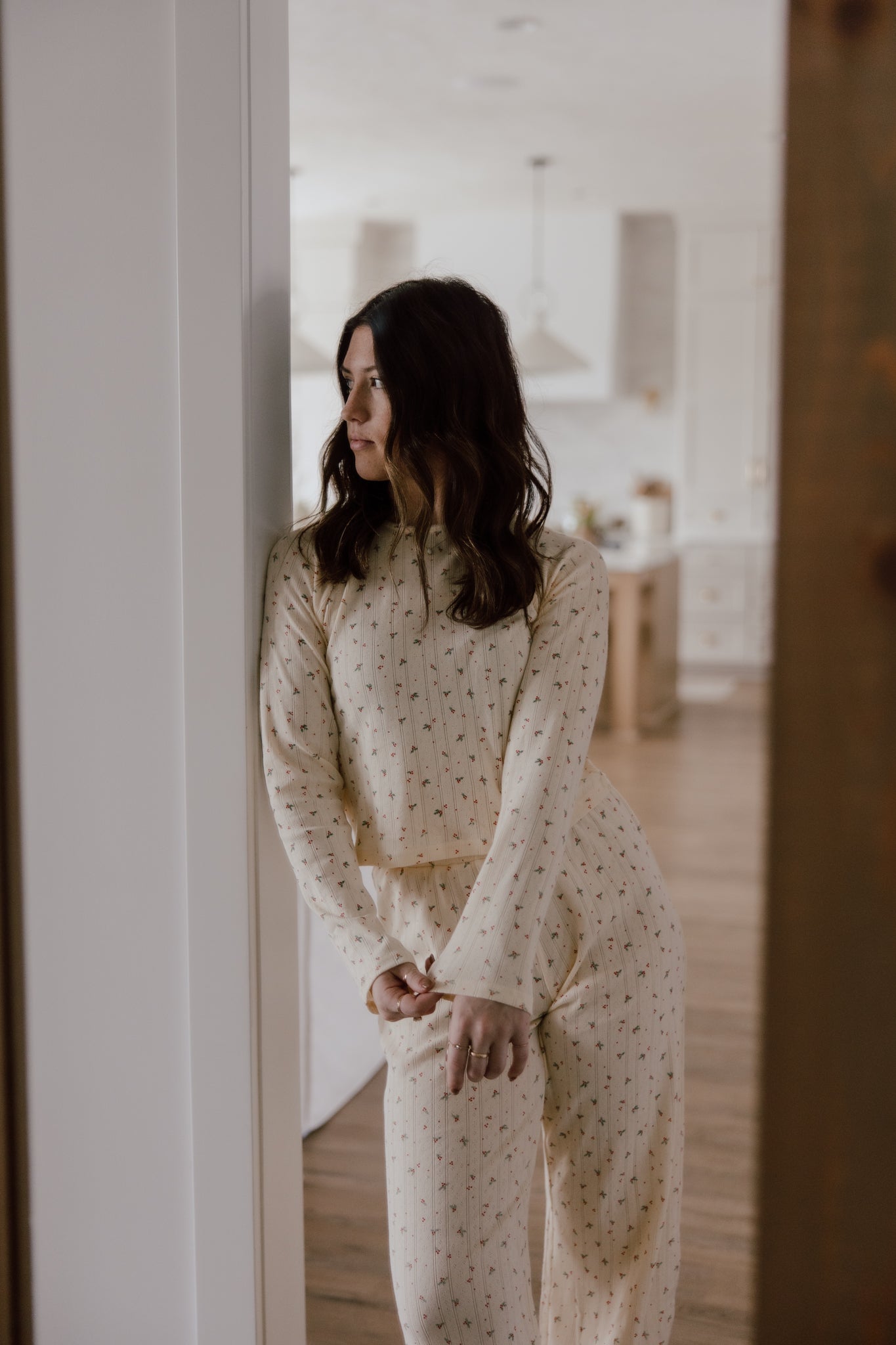 Kris Pointelle Long Sleeve Top