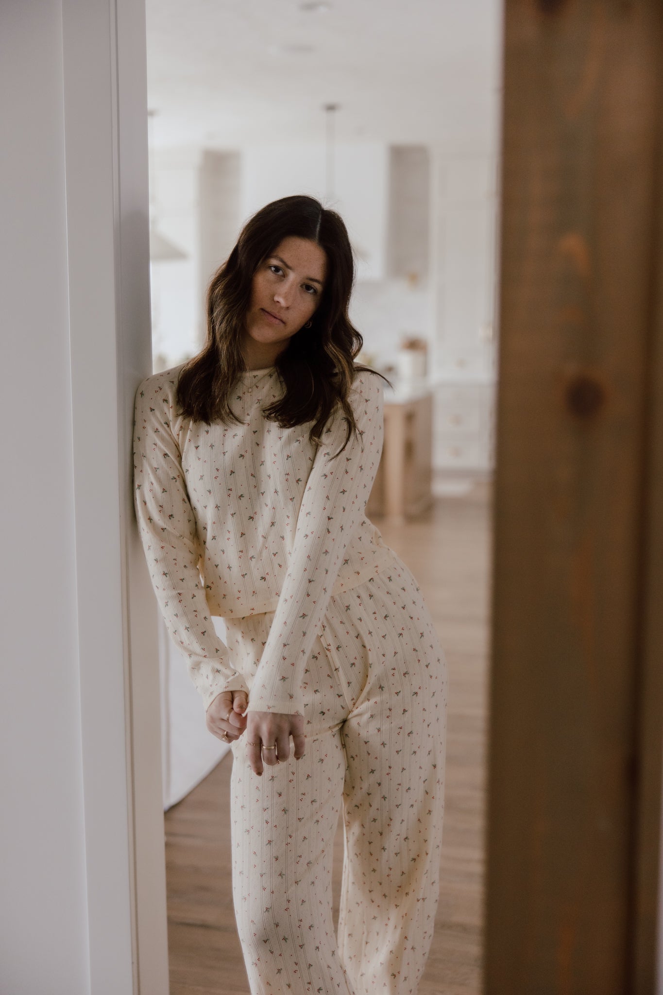 Kris Pointelle Long Sleeve Top