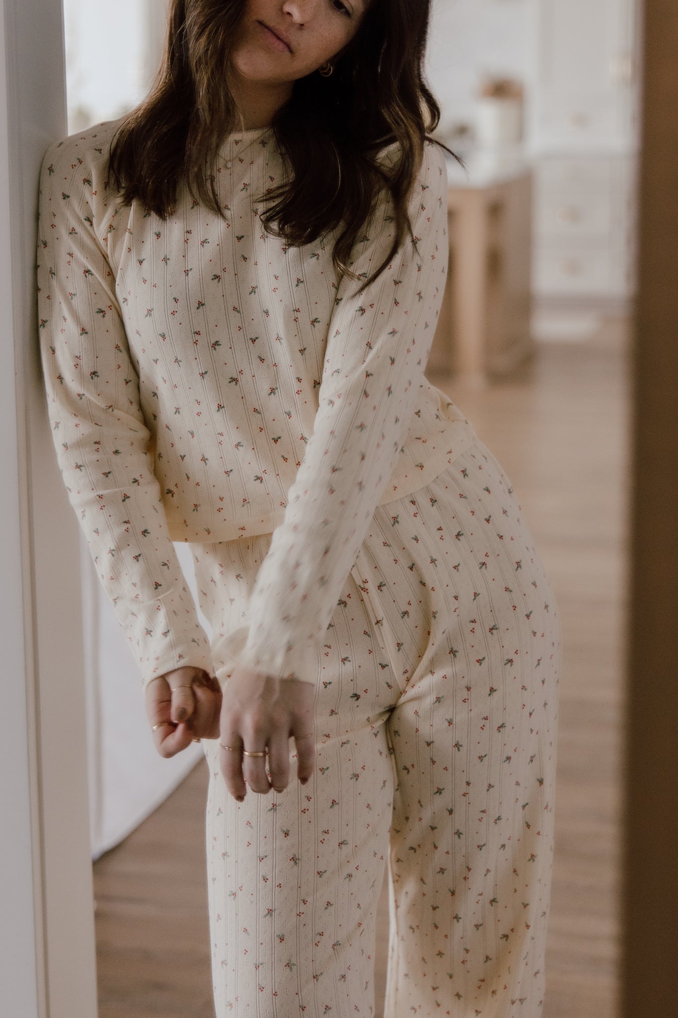 Kris Pointelle Long Sleeve Top