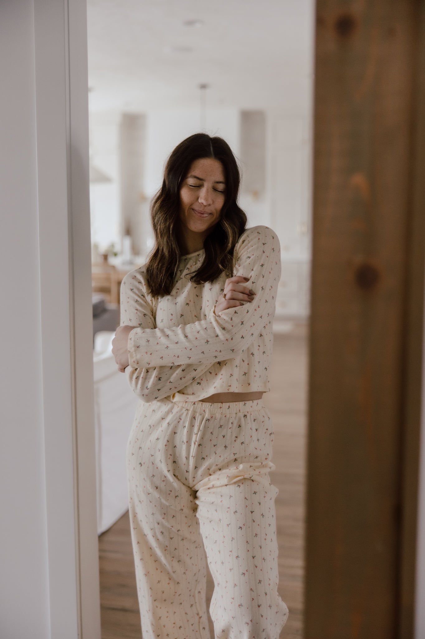 Kris Pointelle Long Sleeve Top