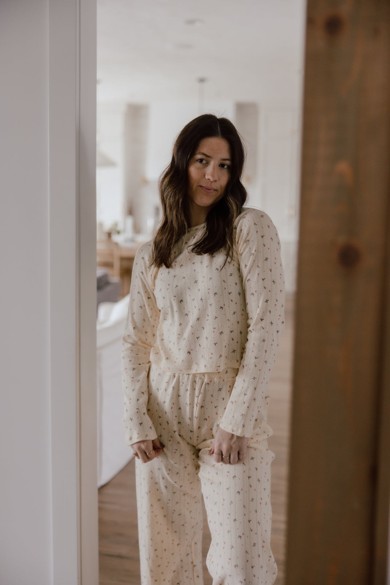 Kris Pointelle Long Sleeve Top