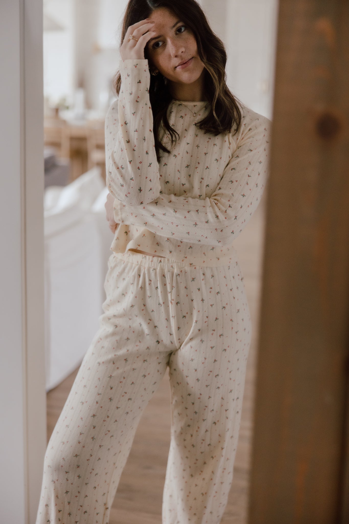 Kris Pointelle Long Sleeve Top