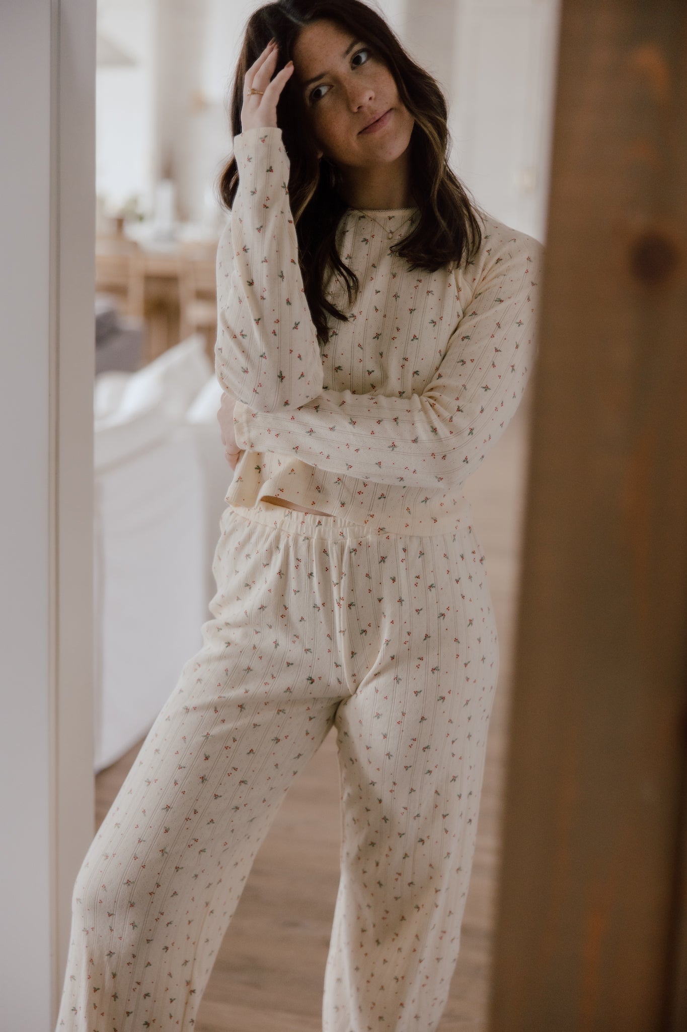 Kris Pointelle Long Sleeve Top