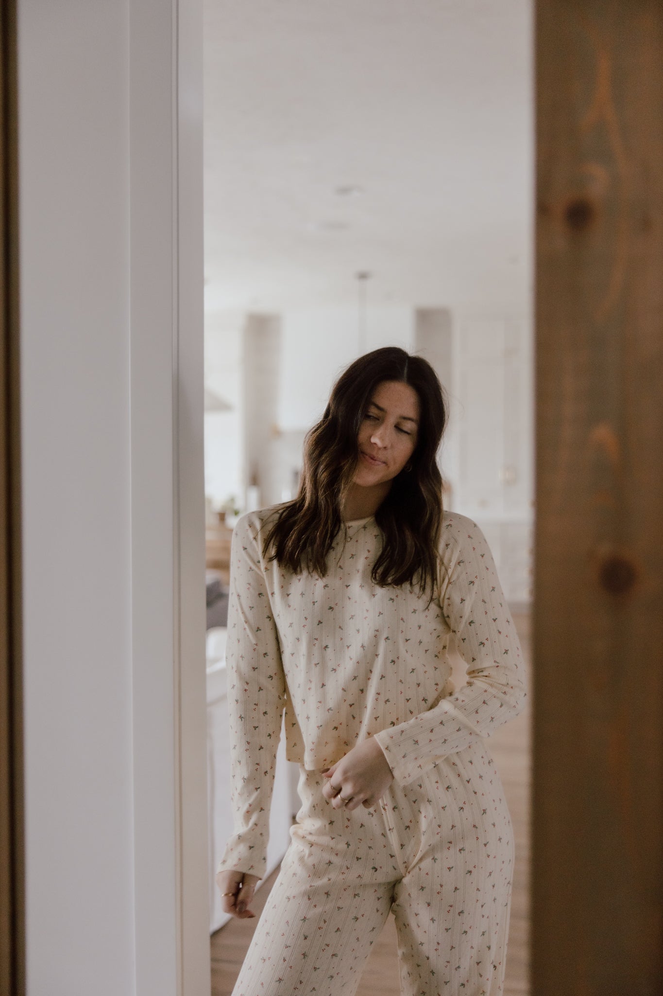 Kris Pointelle Long Sleeve Top