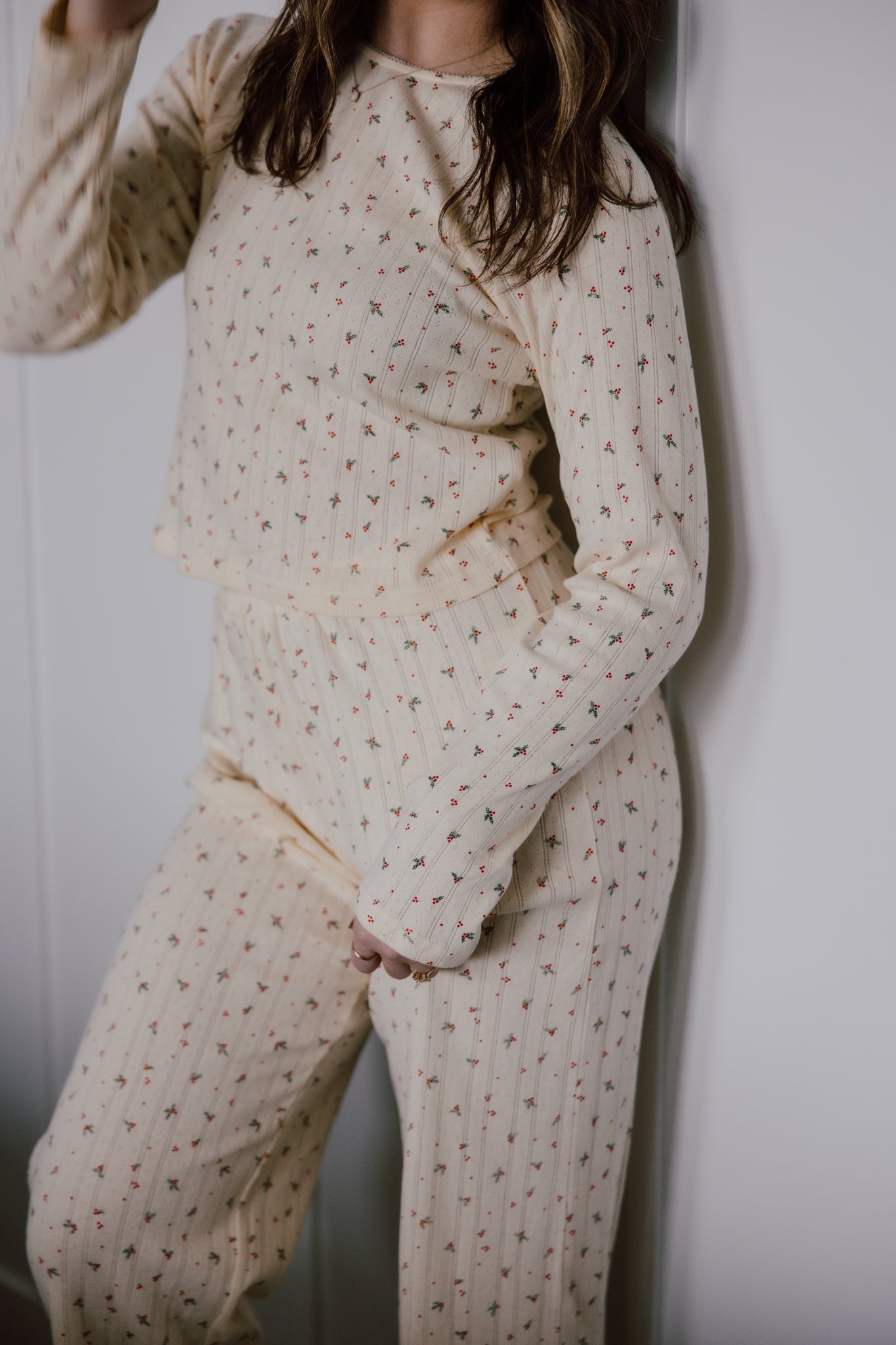 Kris Pointelle Long Sleeve Top