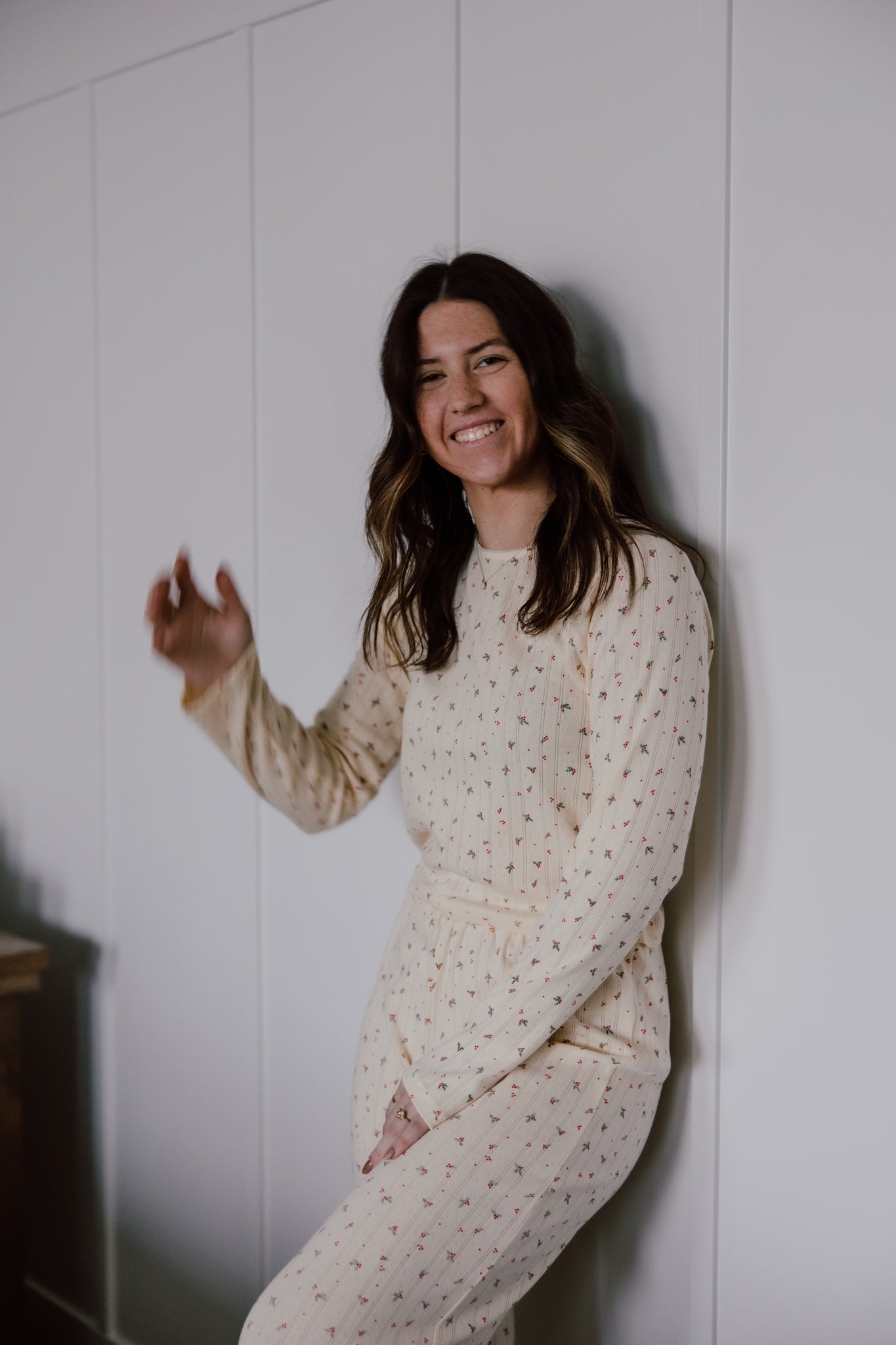 Kris Pointelle Long Sleeve Top