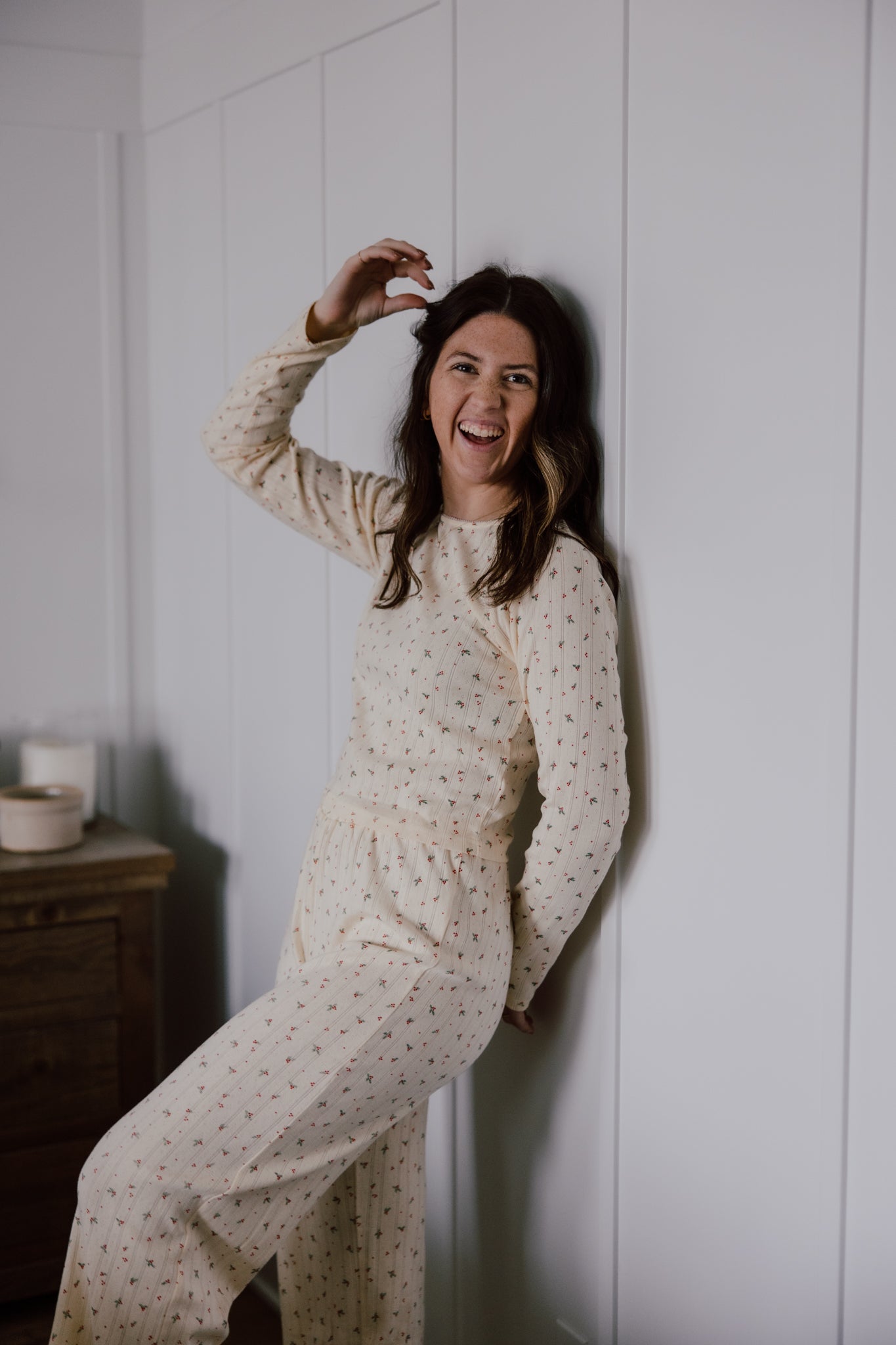 Kris Pointelle Long Sleeve Top