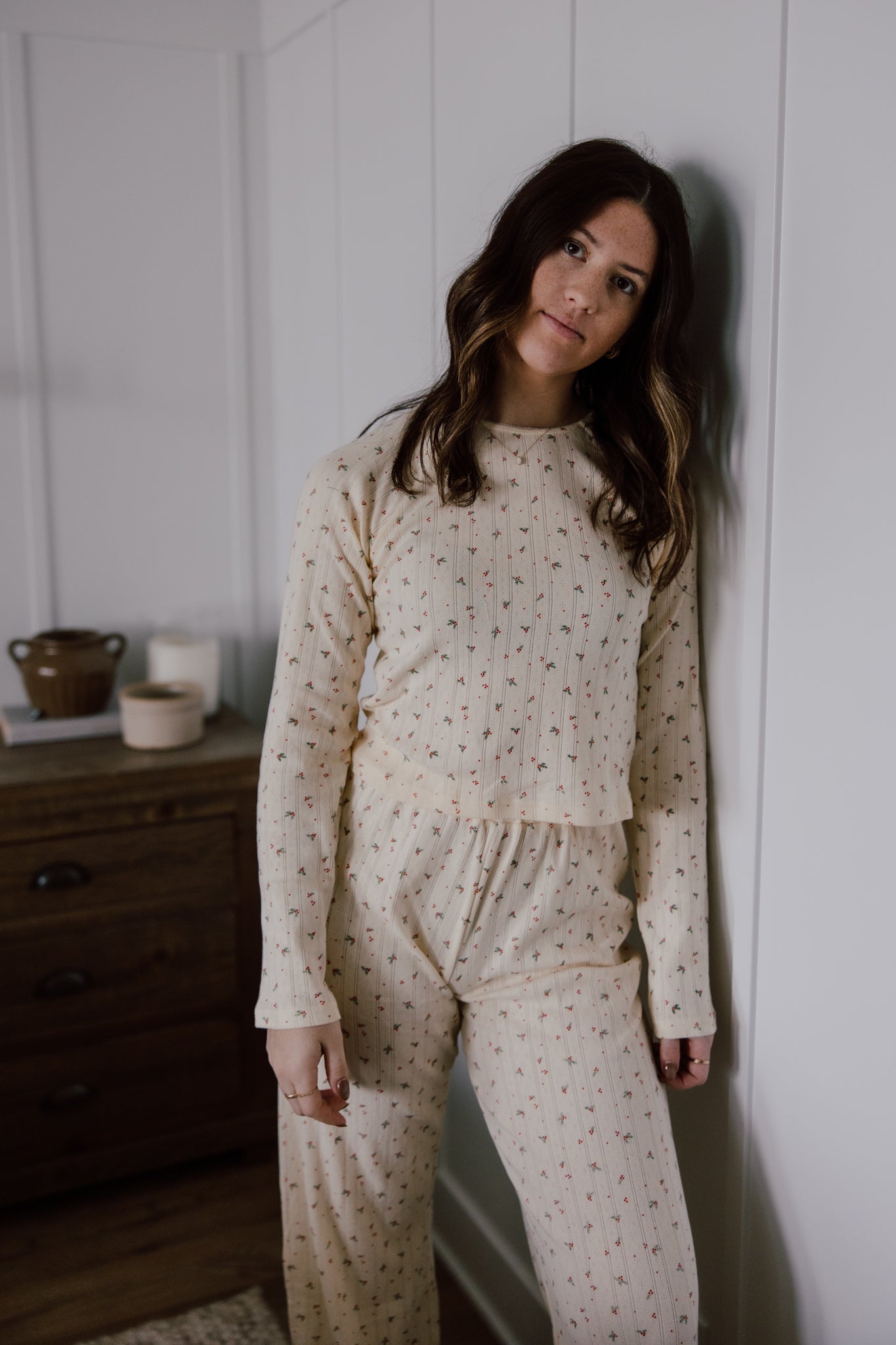 Kris Pointelle Long Sleeve Top