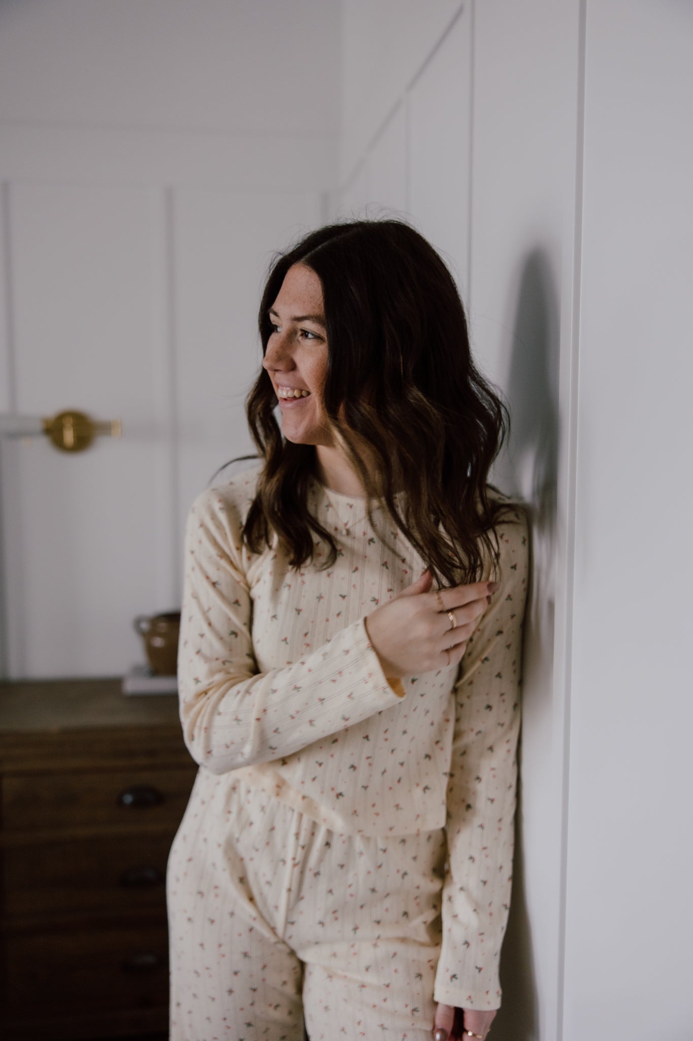 Kris Pointelle Long Sleeve Top