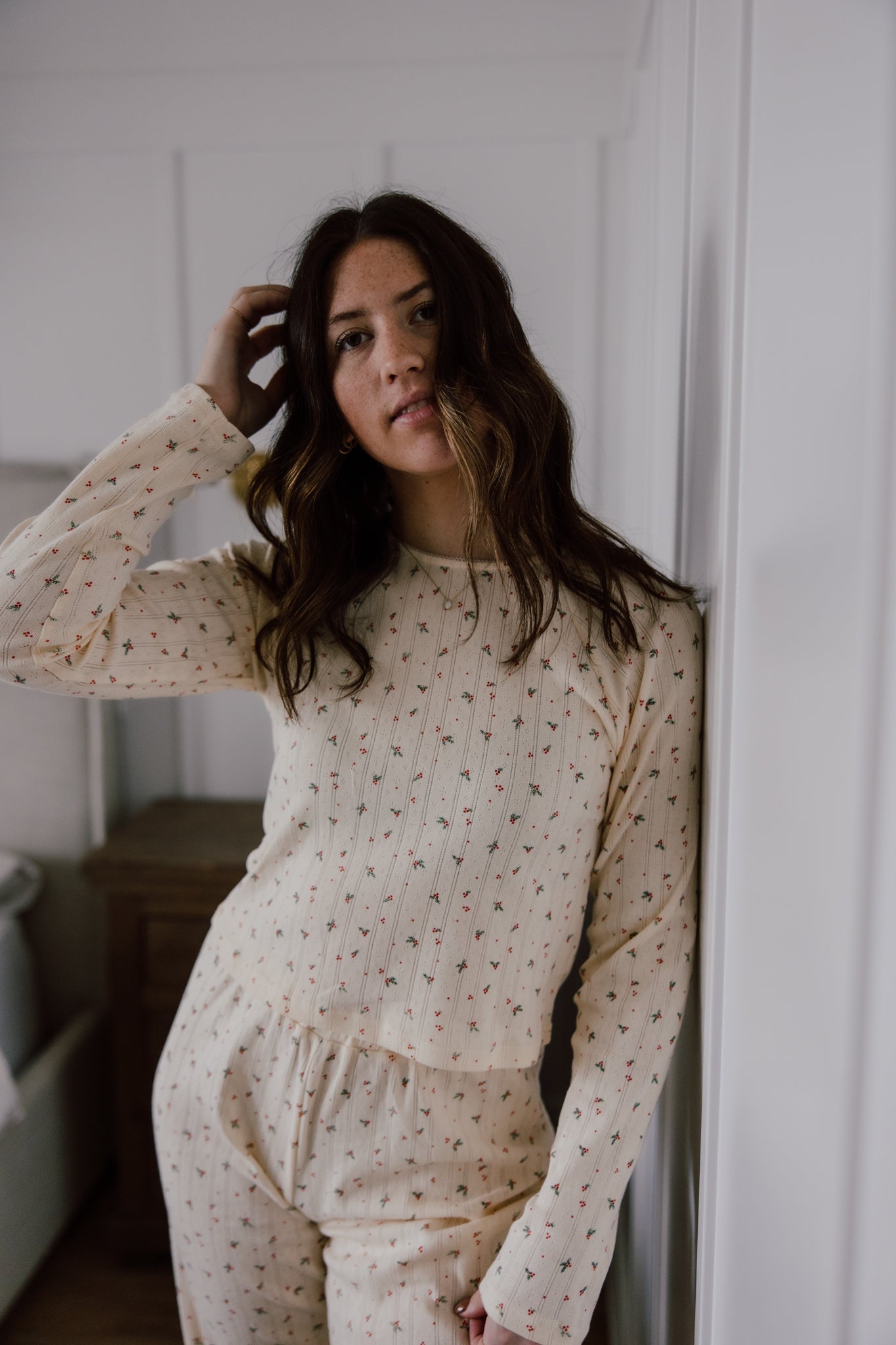 Kris Pointelle Long Sleeve Top