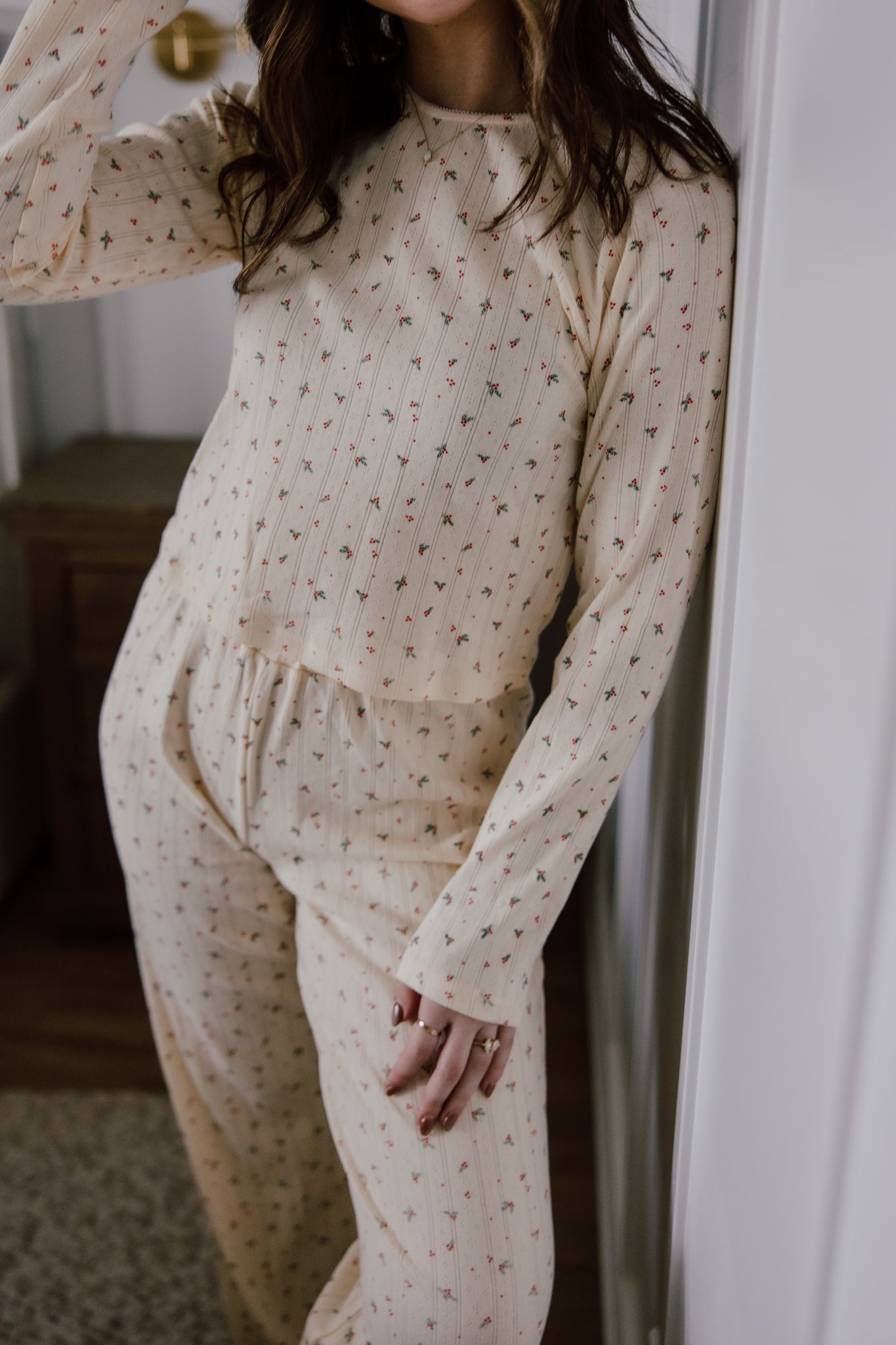 Kris Pointelle Long Sleeve Top