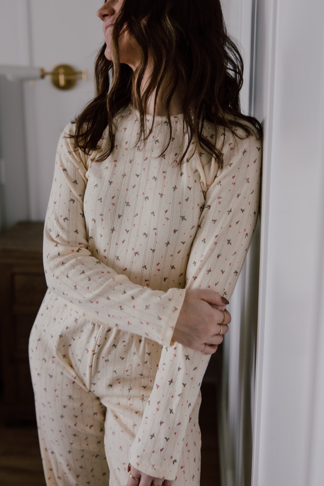 Kris Pointelle Long Sleeve Top