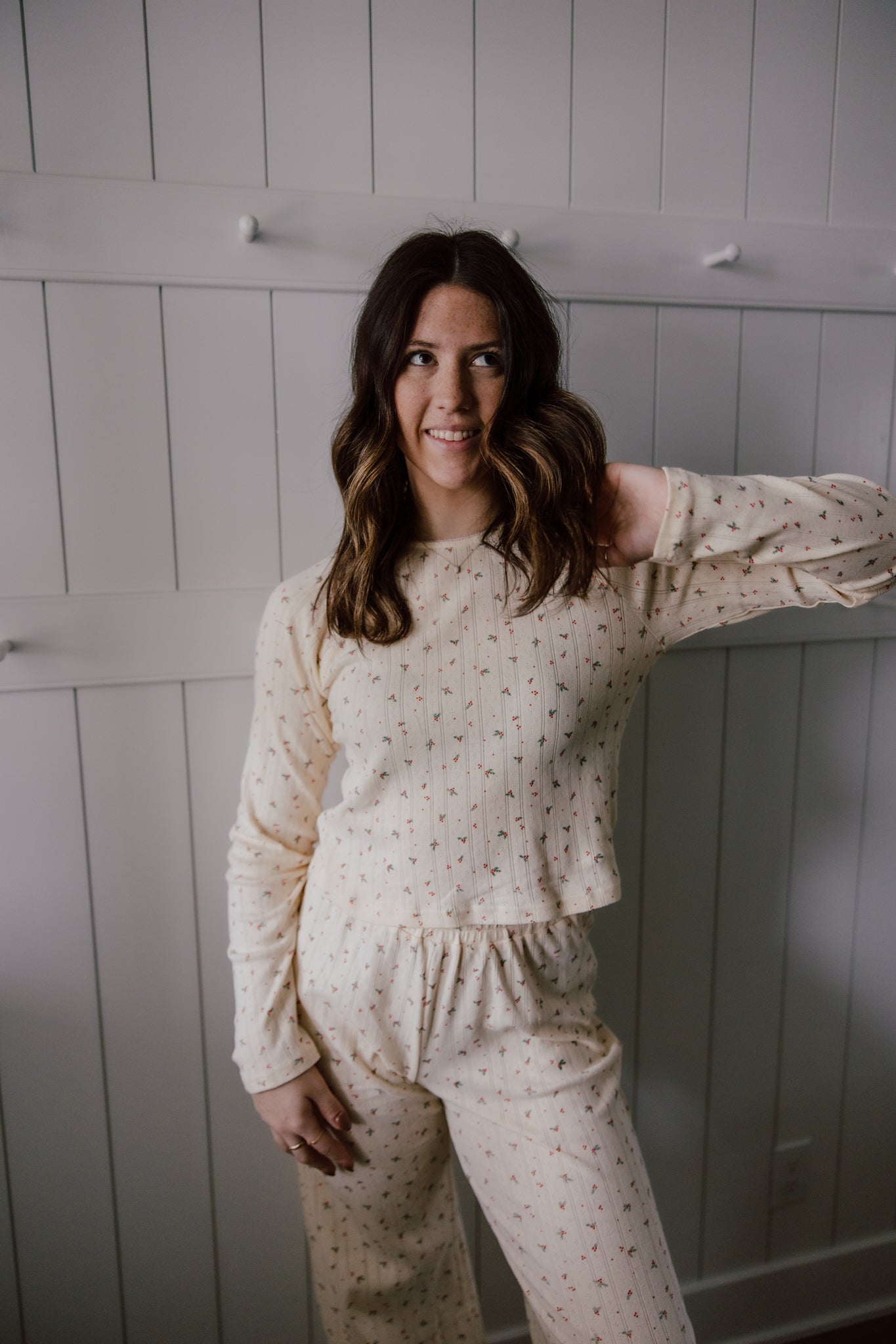 Kris Pointelle Long Sleeve Top