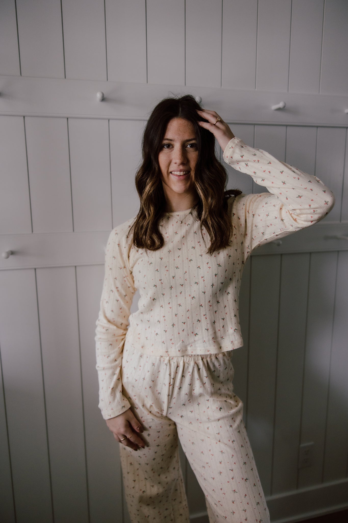 Kris Pointelle Long Sleeve Top